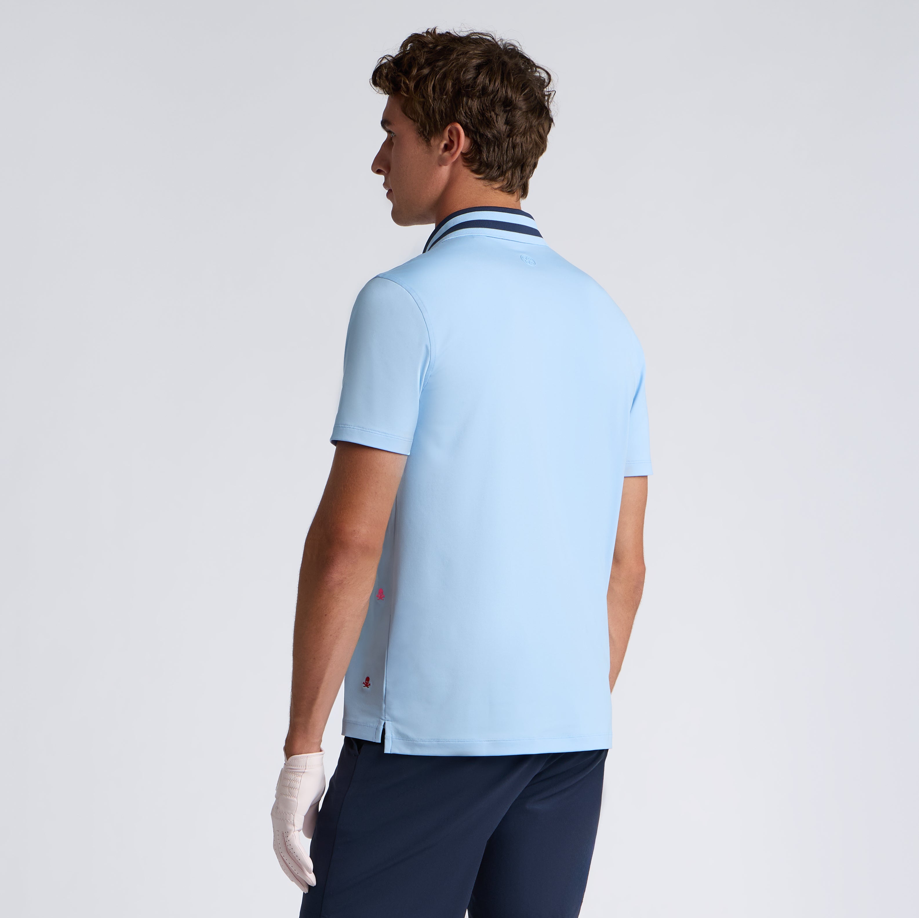EMBROIDERED TECH JERSEY POLO BAJA