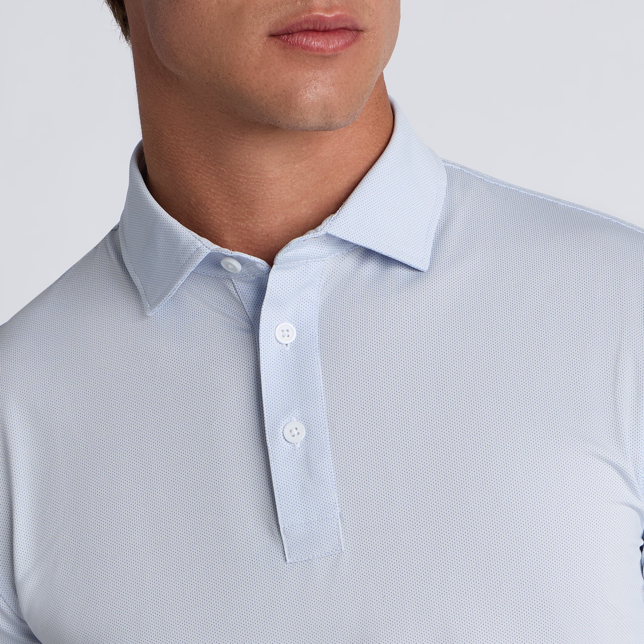 DELTA DOT JACQUARD POLO BAJA
