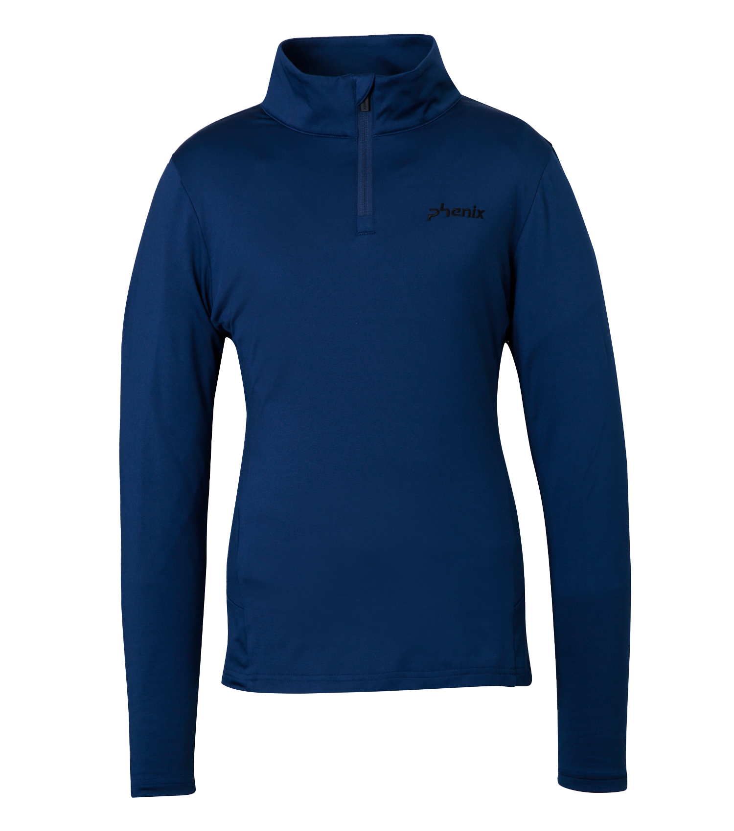 Women's Basic Set-In Sleeve 1/2 Zip Tee Navy