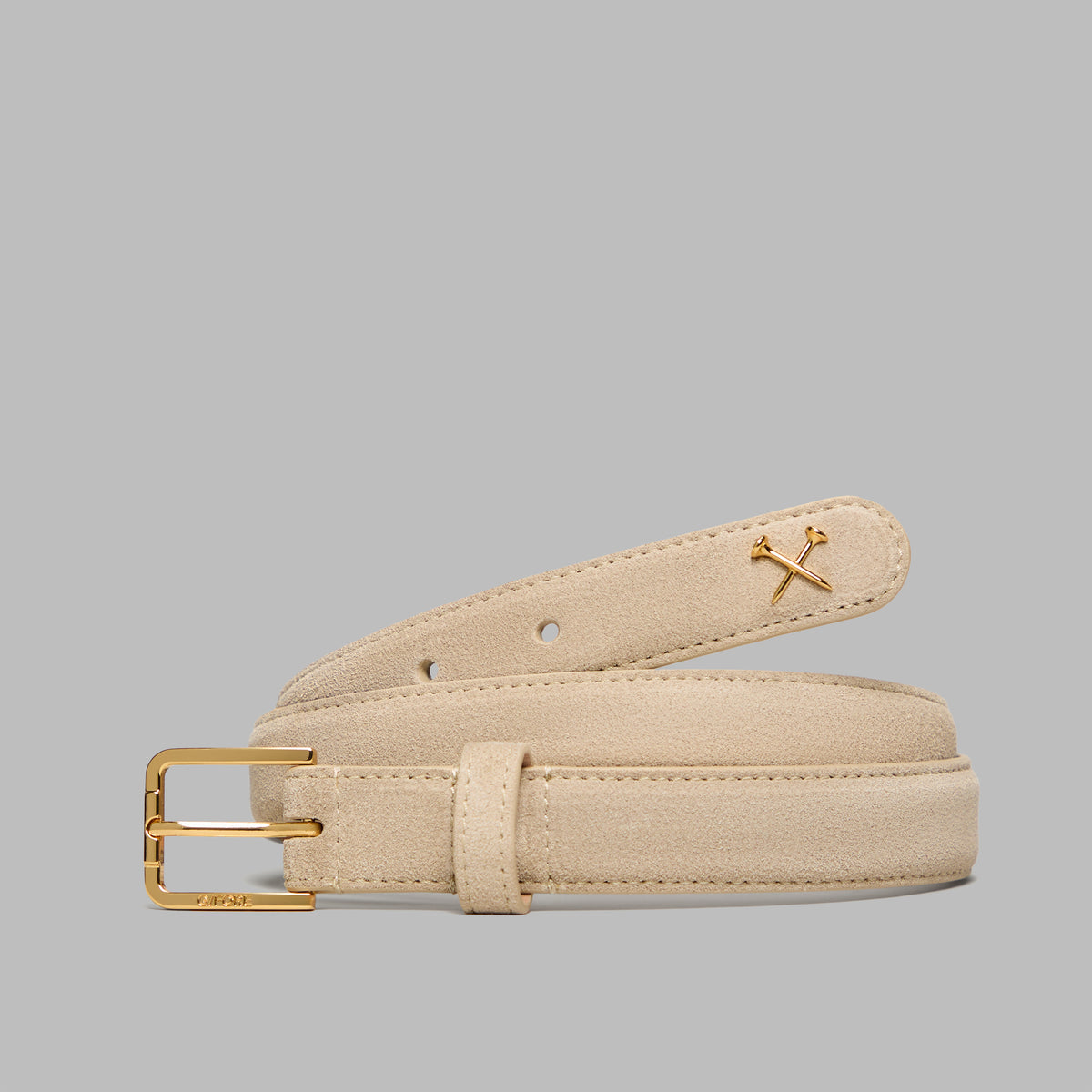 Women's Metal Tees Suede Belt