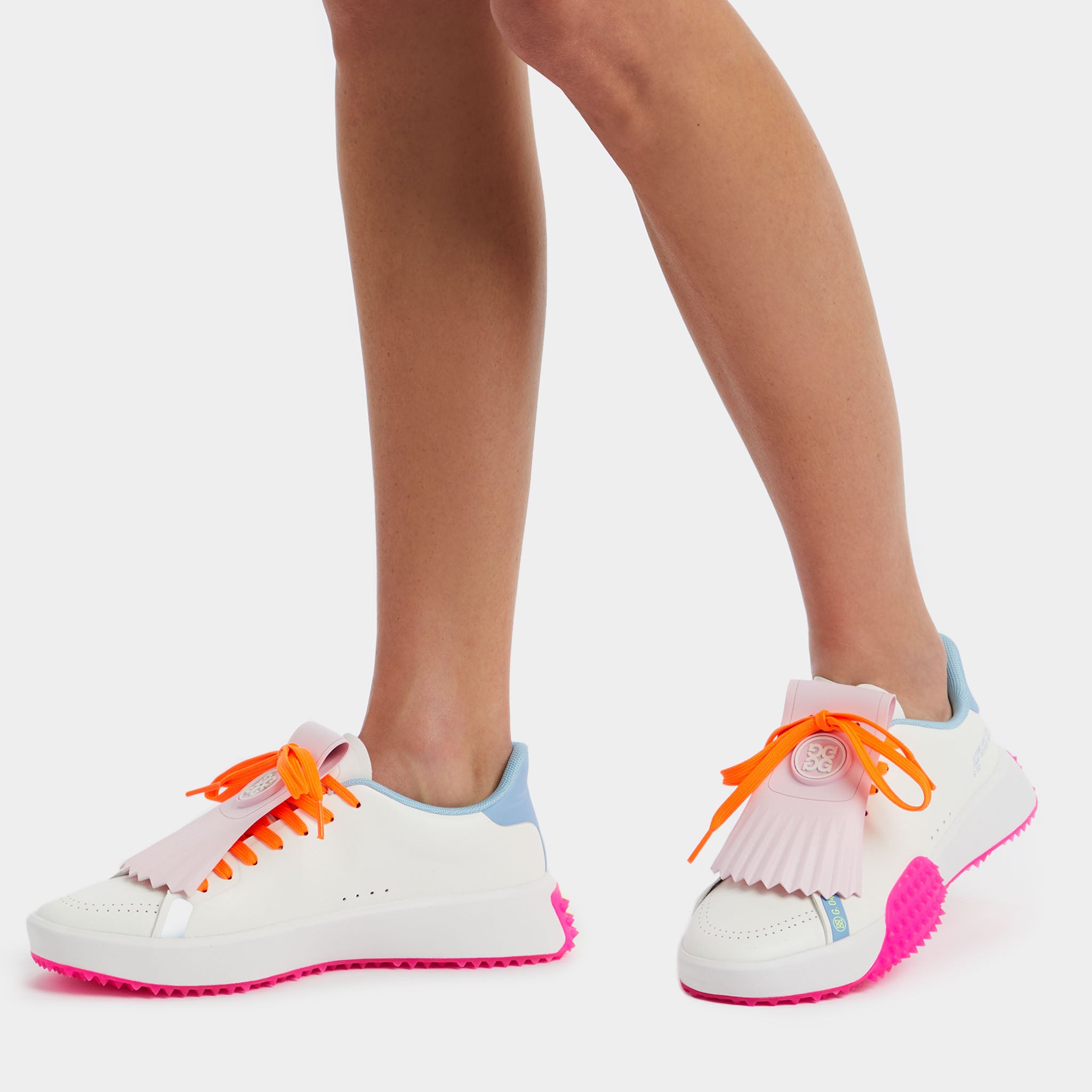 WOMEN'S KILTIE G.112 GOLF SHOE SNOW/KNOCKOUT PINK