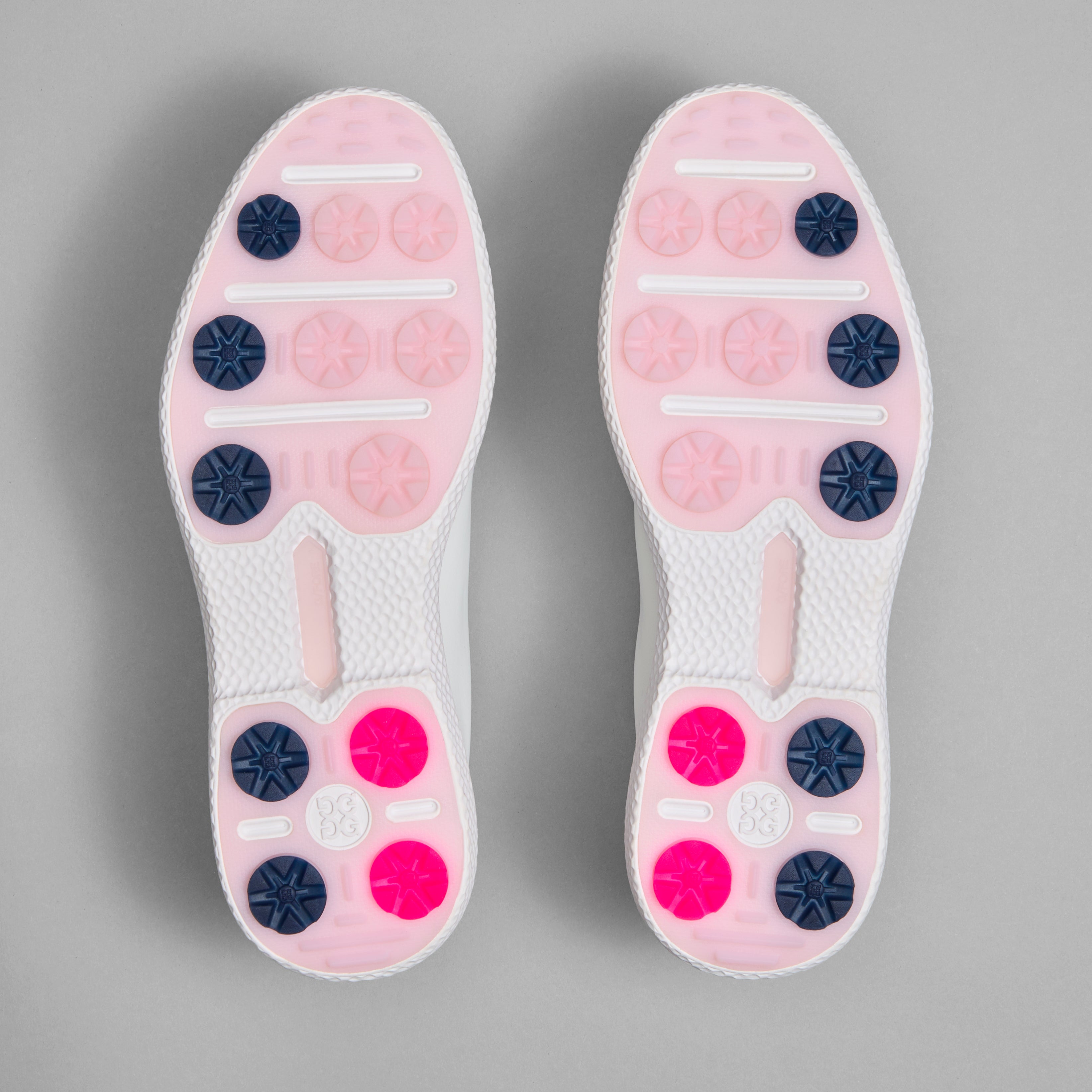 BROGUE CAP TOE T.P.U GALLIVAN2R GOLF SHOE SNOW/BLUSH