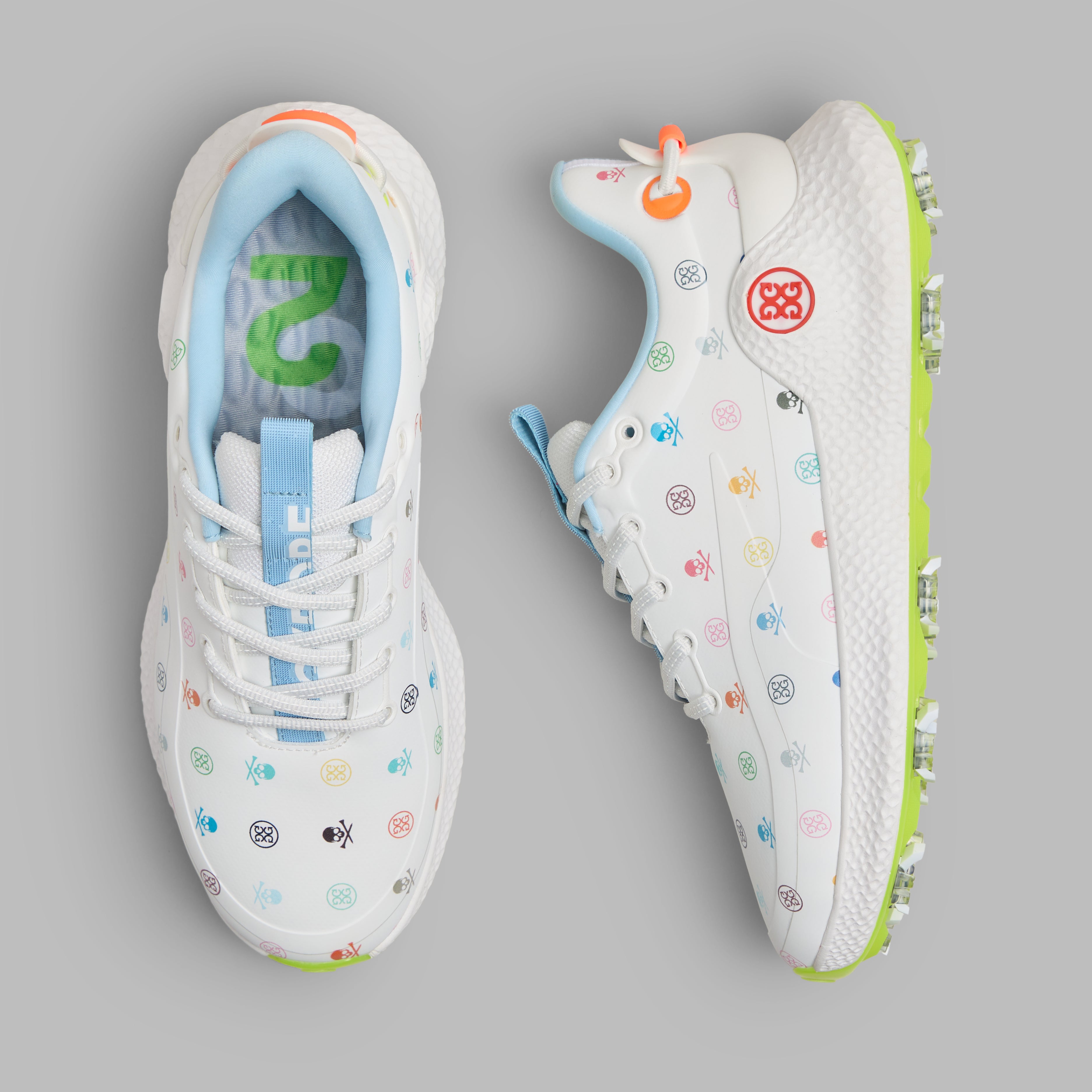 WOMEN'S MG4+ O2 G/LOCK SKULL & TEES GOLF SHOE SNOW/MULTI