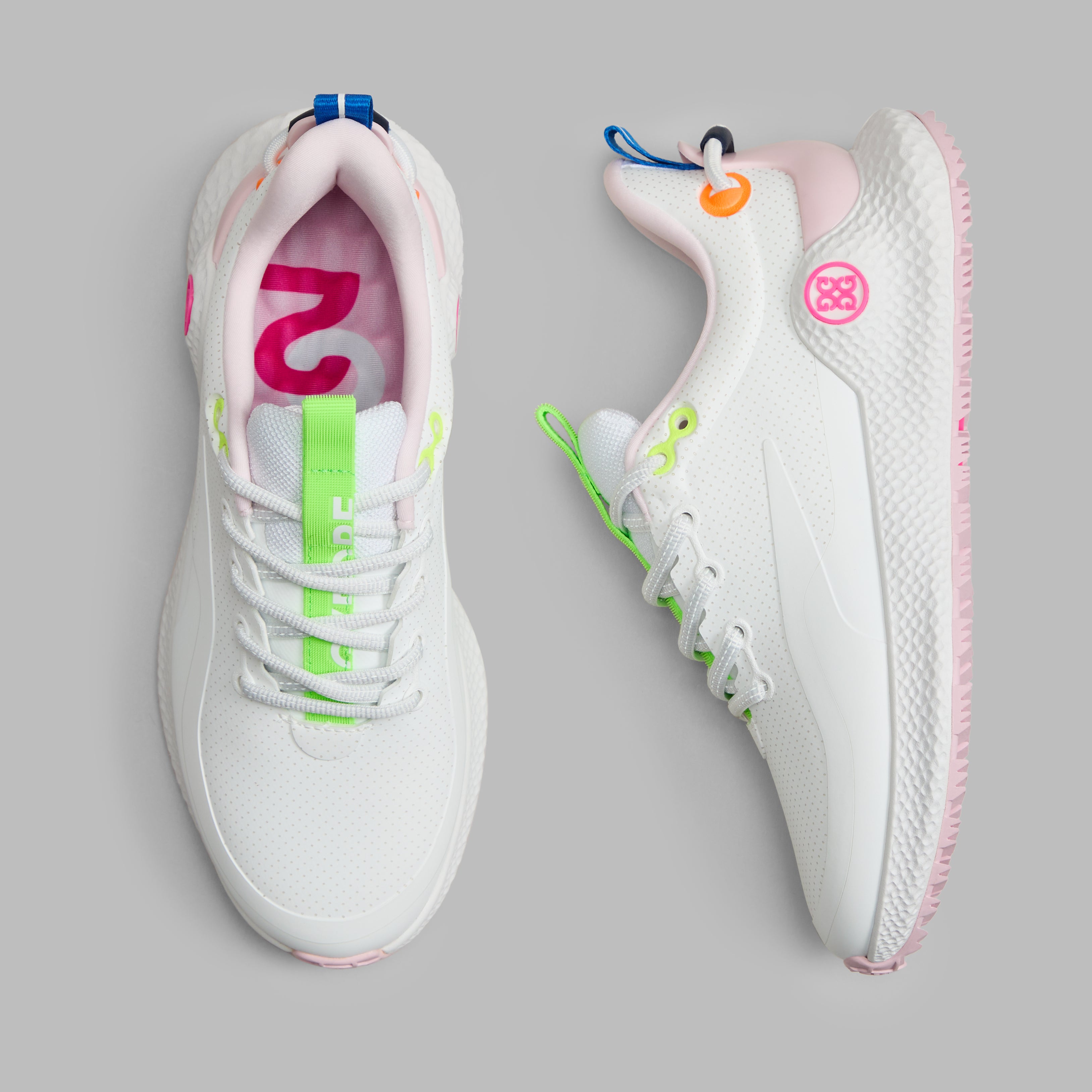 WOMEN'S MG4+ O2 PERFORATED GOLF SHOE SNOW/MULTI