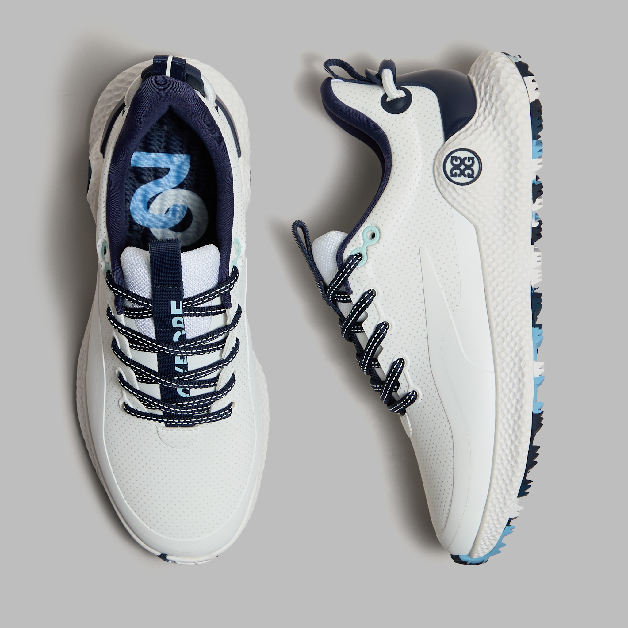 WOMEN'S MG4+ O2 PERFORATED GOLF SHOE SNOW/TWILIGHT