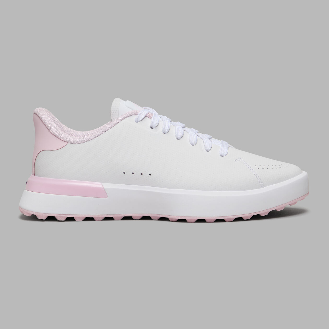 WOMEN'S LTD RELEASE G.112 PERFORATED KILTIE GOLF SHOE SNOW/BLUSH