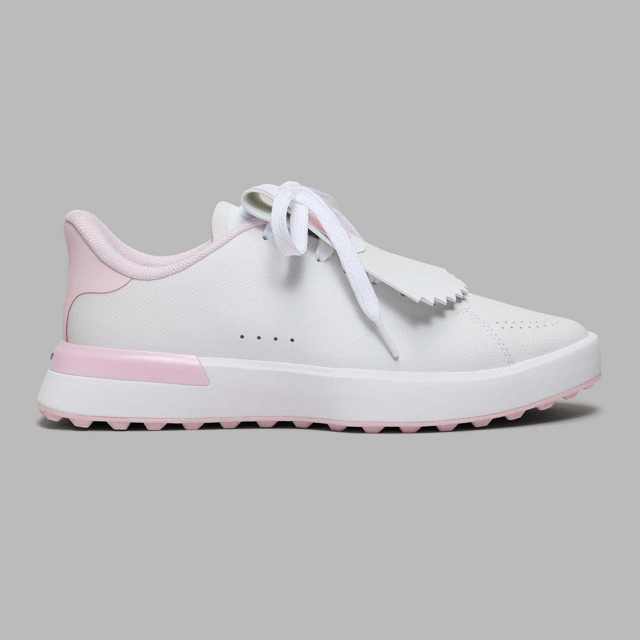 WOMEN'S LTD RELEASE G.112 PERFORATED KILTIE GOLF SHOE SNOW/BLUSH