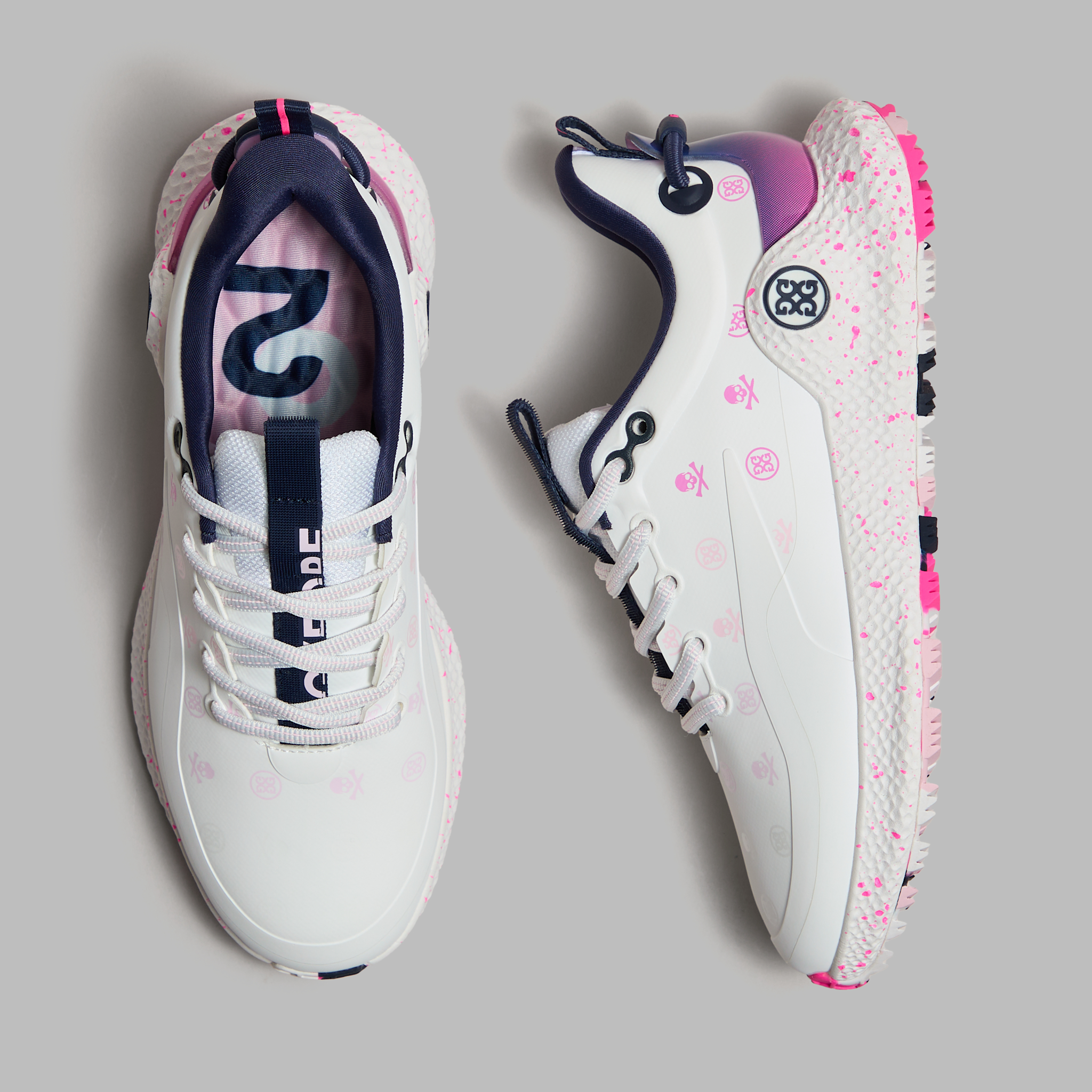 WOMEN'S MG4+ O2 GRADIENT SKULL & TEES GOLF SHOE SNOW/MULTI