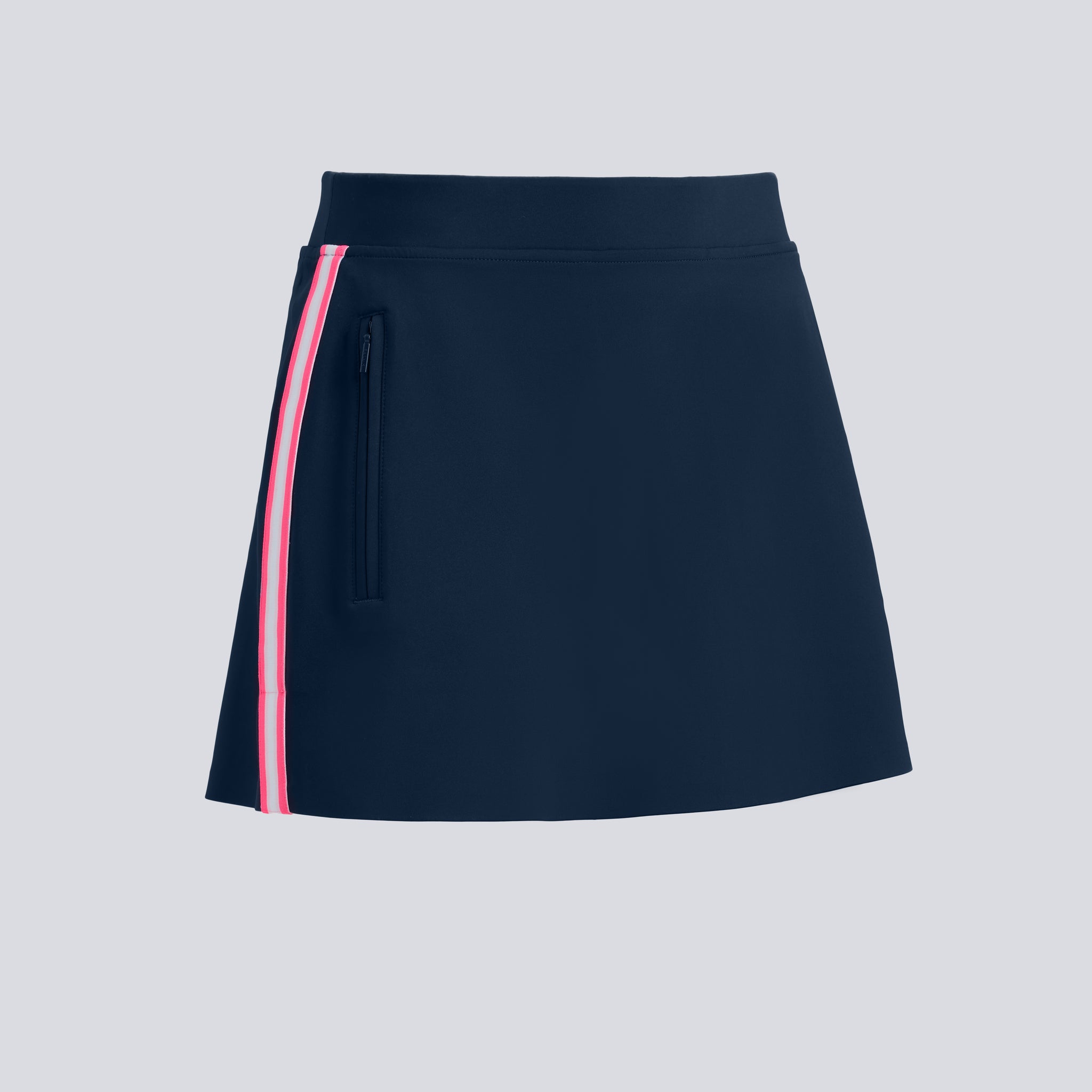 Side Stripe Stretch Scuba Skort Twilight