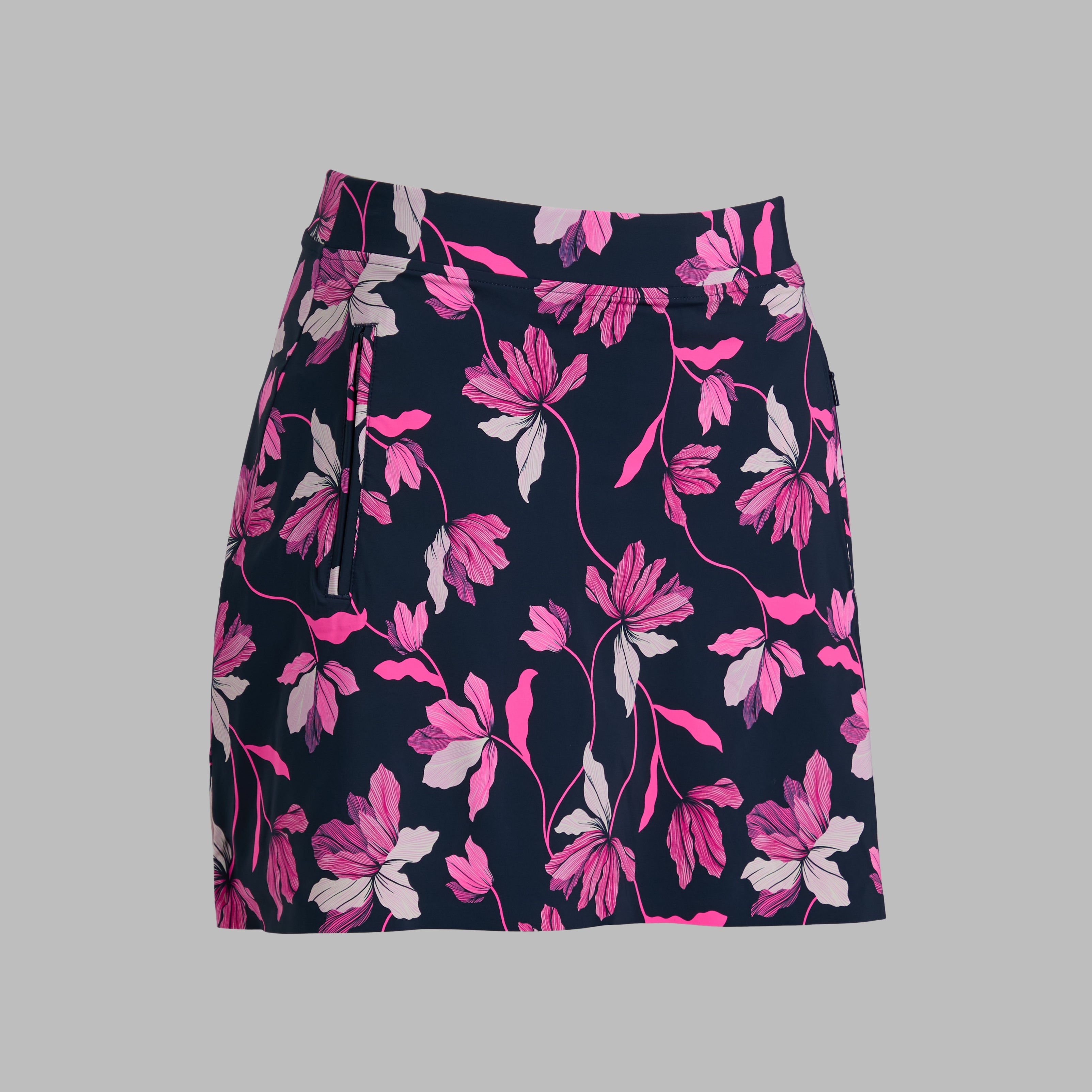 IRIS SILKY TECH NYLON SKORT TWILIGHT