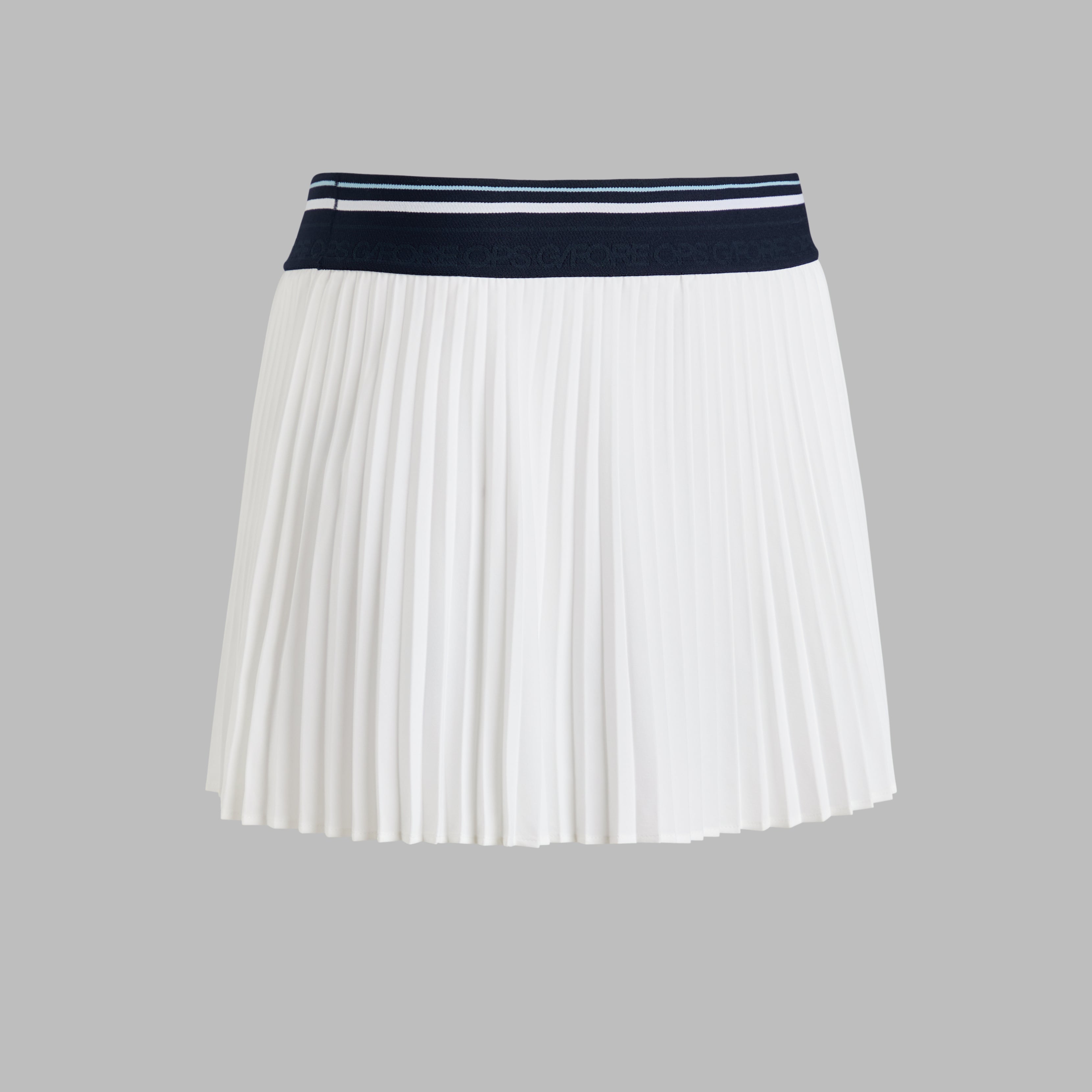MICROPLEAT STRETCH WOVEN HIGHWAISTED SKORT SNOW