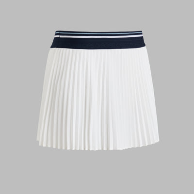Micropleat Stretch Woven Highwaisted Skort Blush