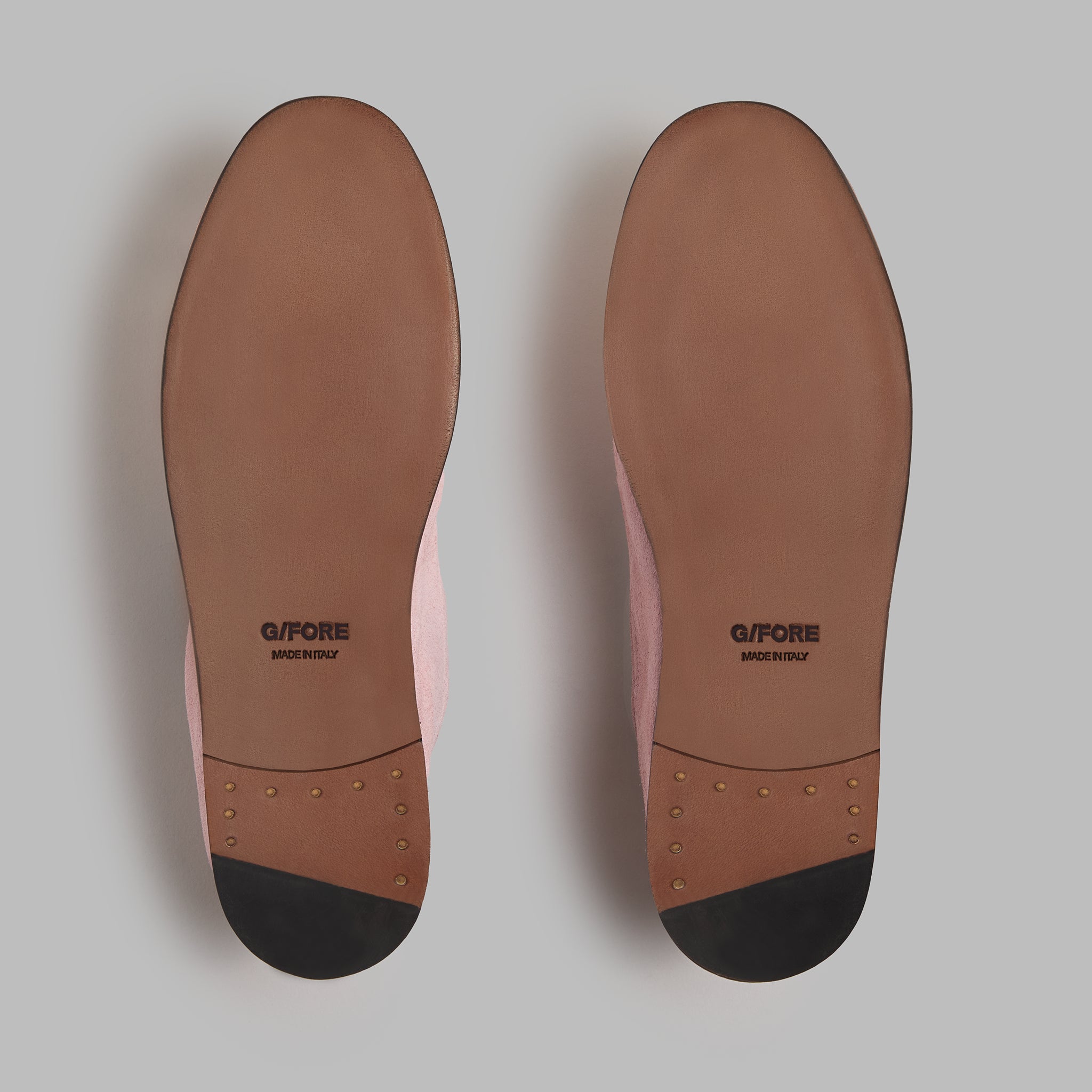 Women's Metal Tees Suede Flex Loafer Blush