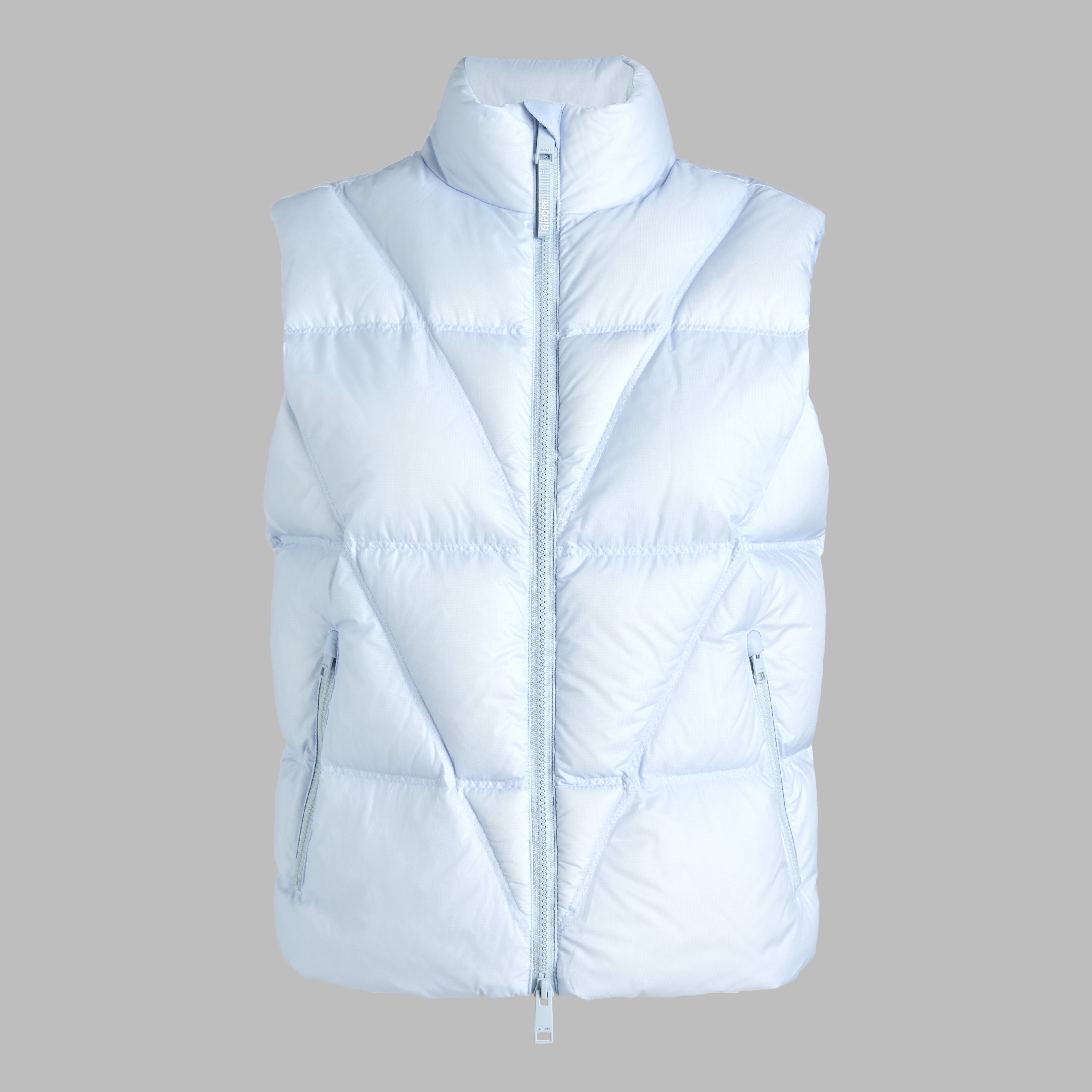 G/FORE ホワイト ダウンベスト 38 G/FORE WOMEN'S JACKETS & VESTS