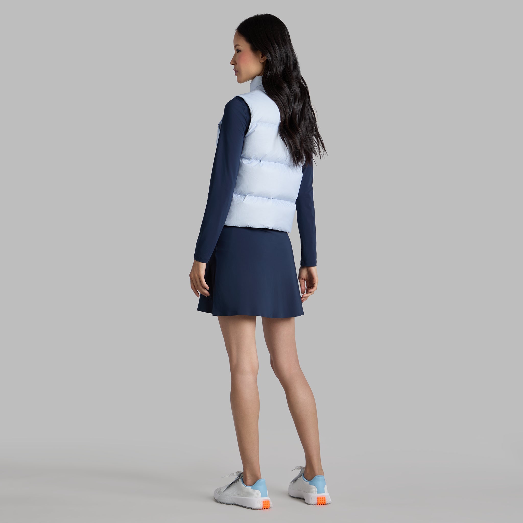 FEATHERWEIGHT DOWN FILLED PUFFER VEST PALE BAJA