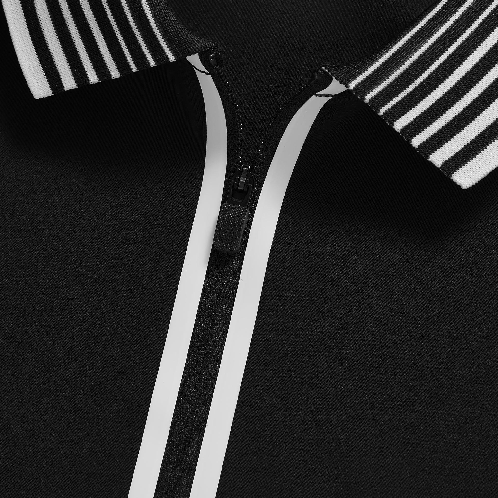 SILKY TECH NYLON QUARTER ZIP POLO TWILIGHT