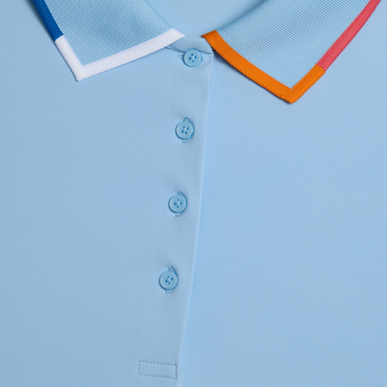 SILKY TECH NYLON LONG SLEEVE POLO BAJA