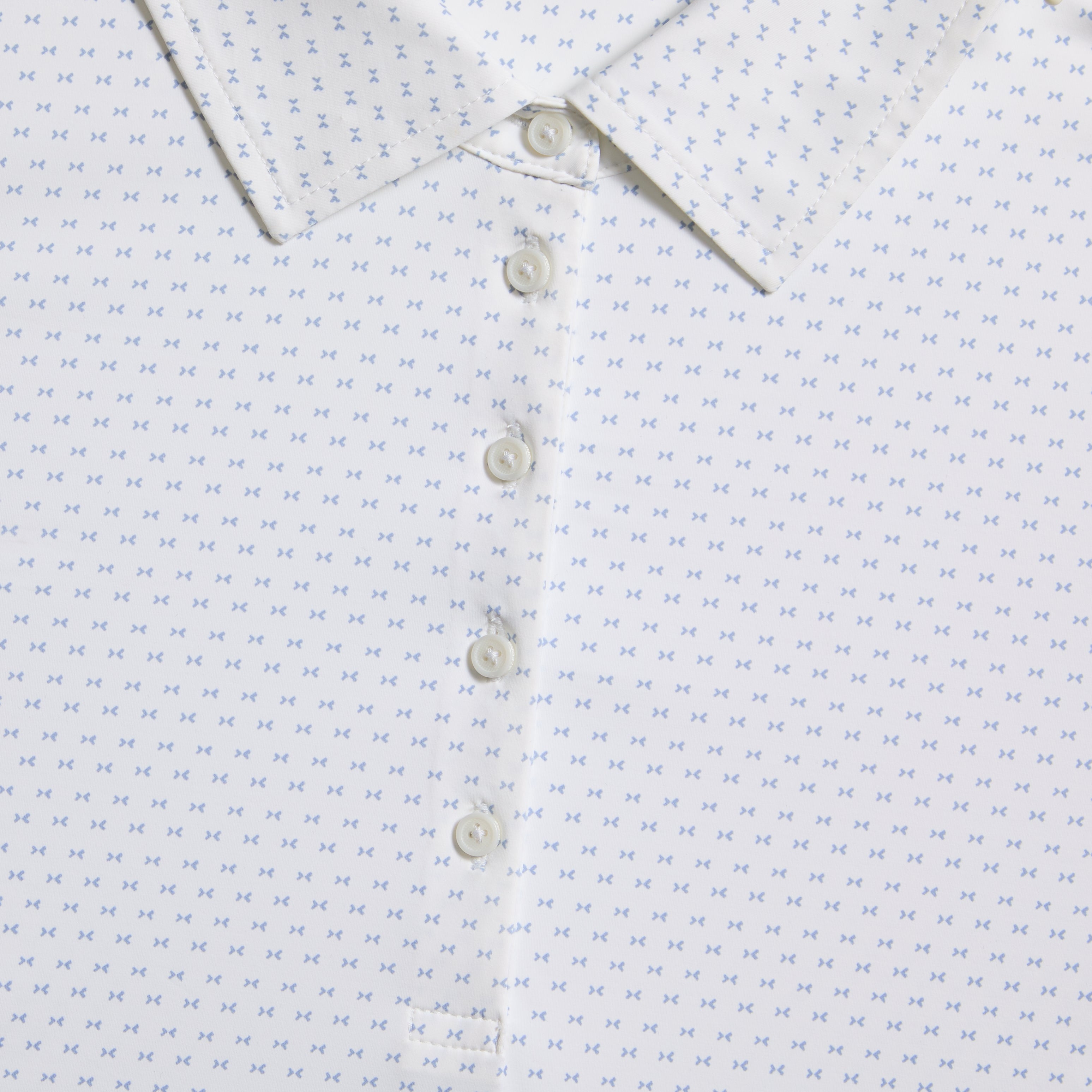 GEO SILKY TECH NYLON POLO SNOW