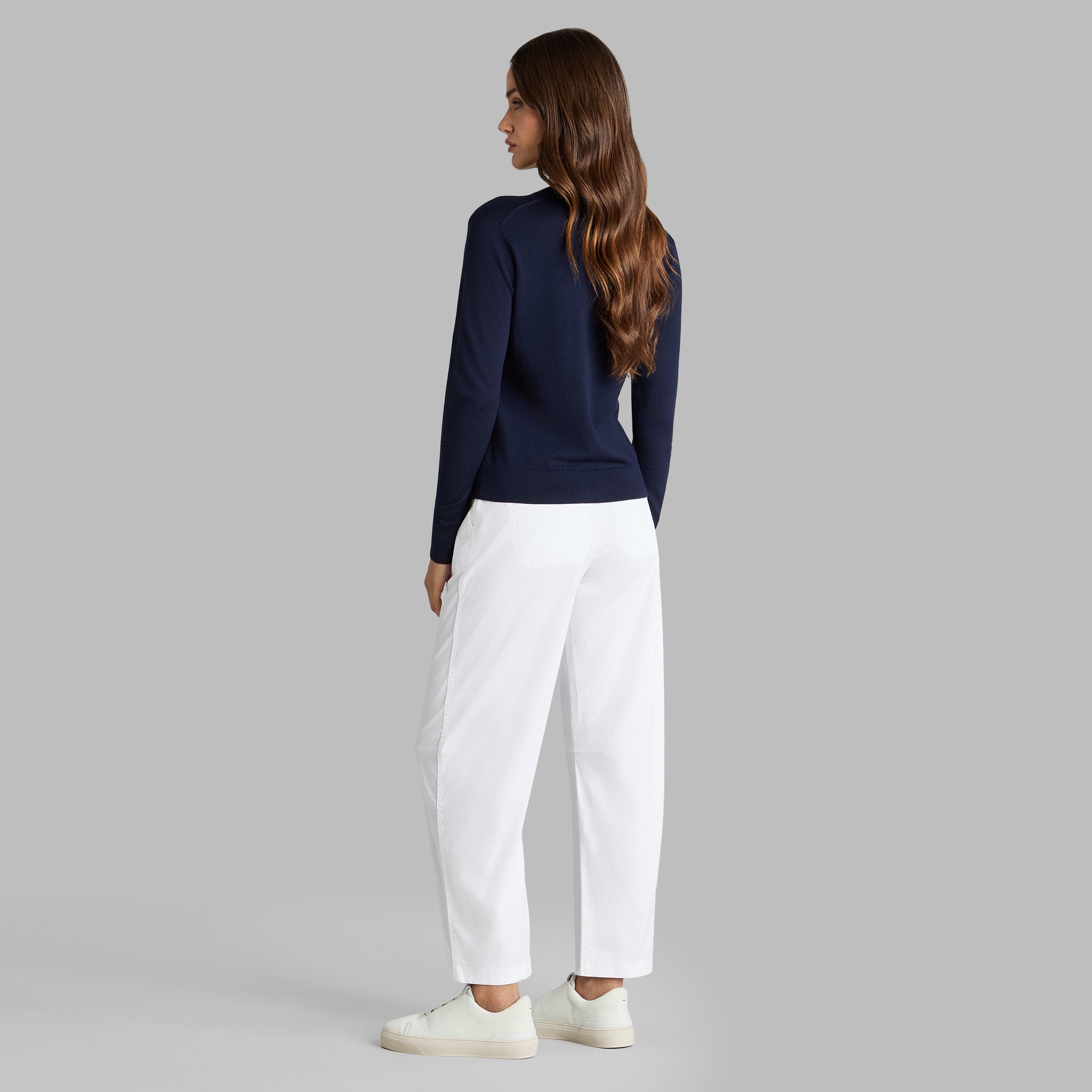 LOVE GOLF MERINO WOOL CREWNECK SWEATER TWILIGHT