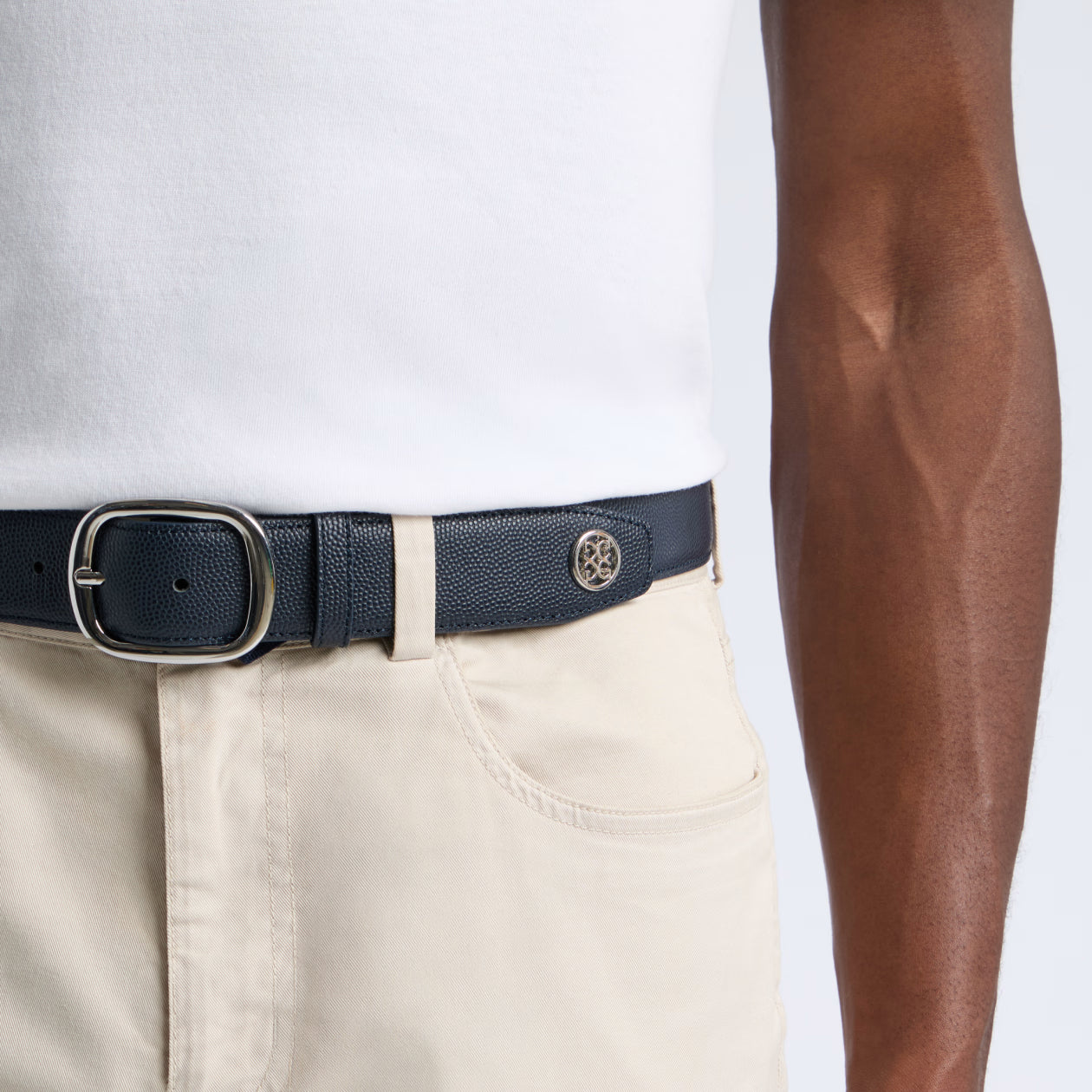 Circle G'S Leather Stretch Belt Twilight