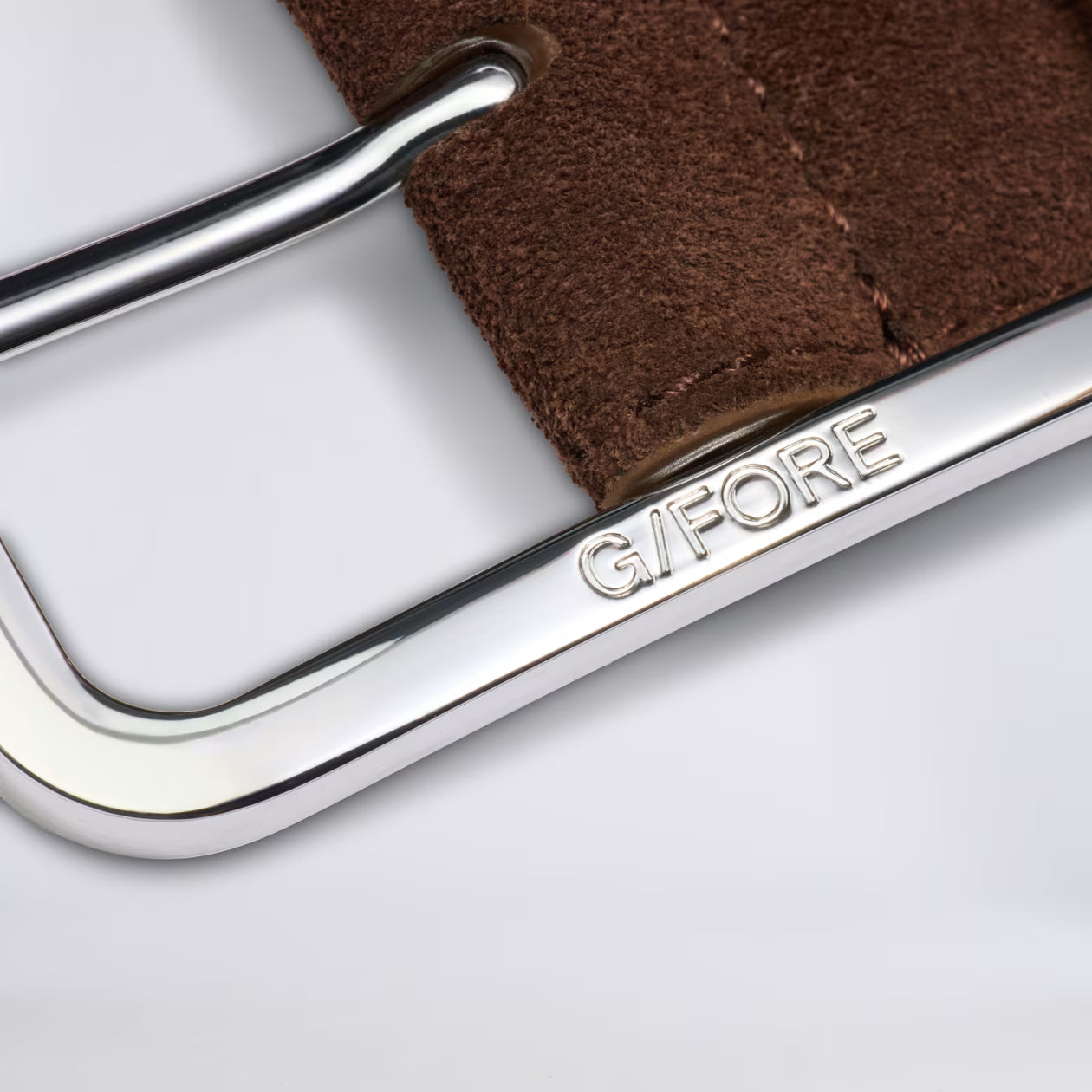 MEN'S LUXE SUEDE BELT ESPRESSO