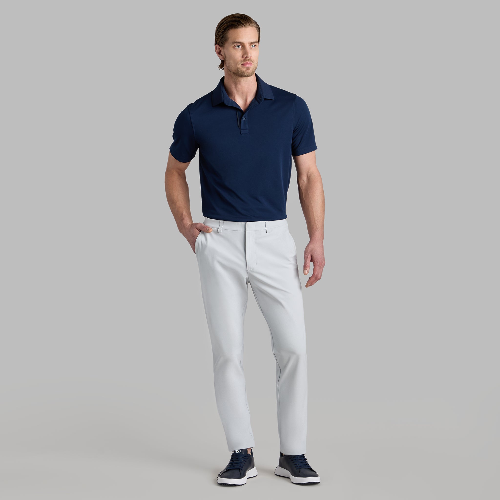 TECH TOUR 4-WAY STRETCH TAPERED LEG TROUSER NIMBUS
