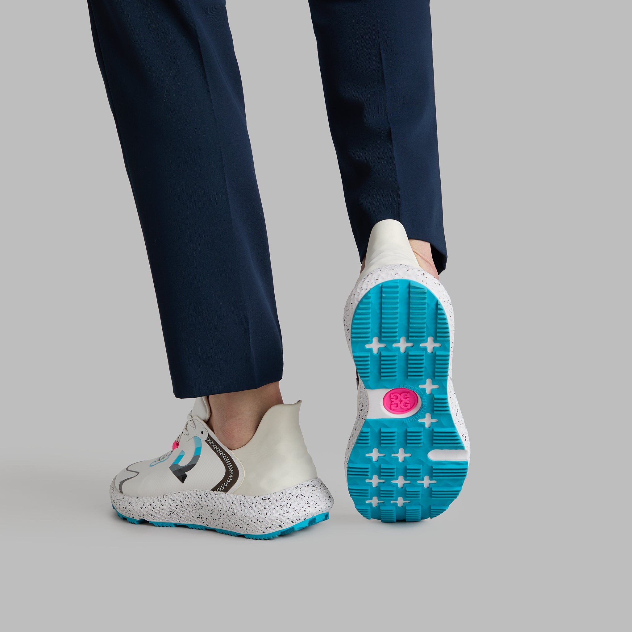MG4X2 GOLF SHOE SNOW/MOSAIC