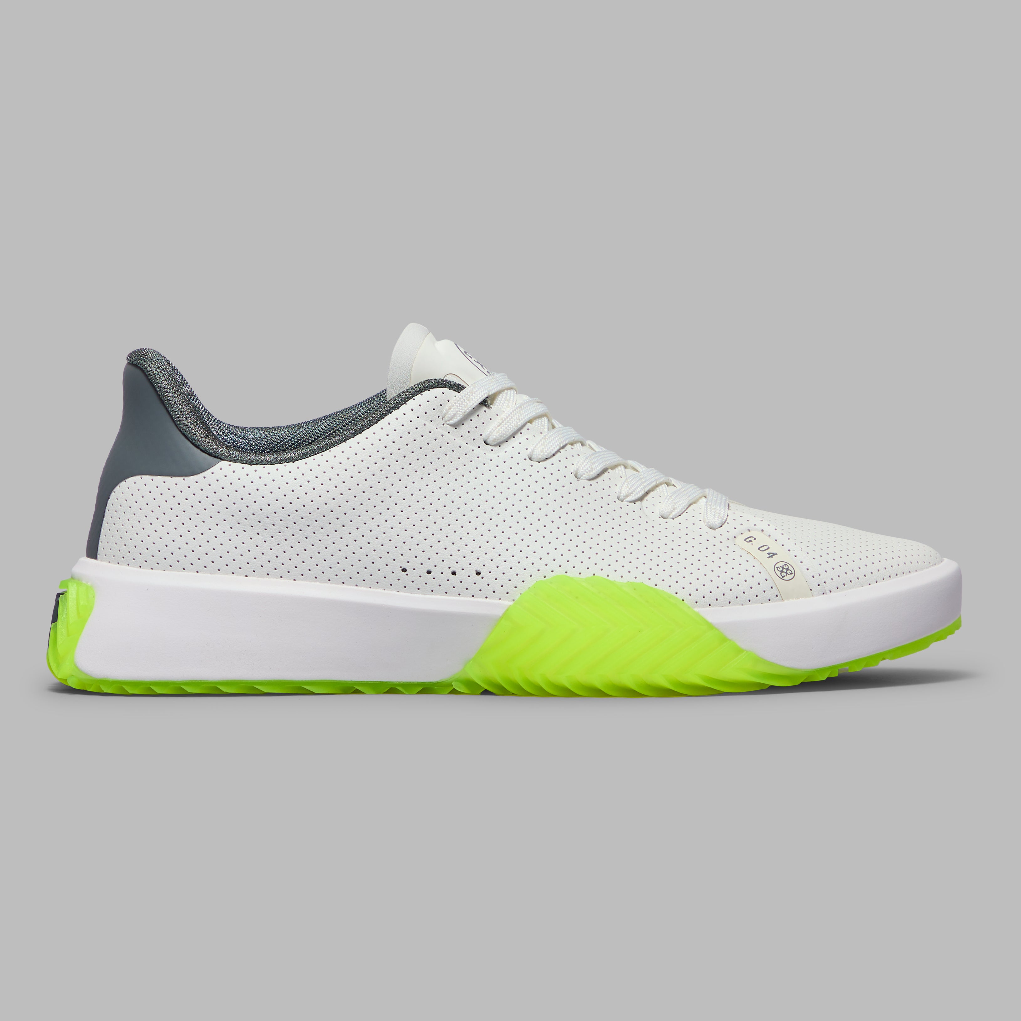 MEN'S LTD RELEASE G.112 PERFORATED GOLF SHOE SNOW/CHARCOAL