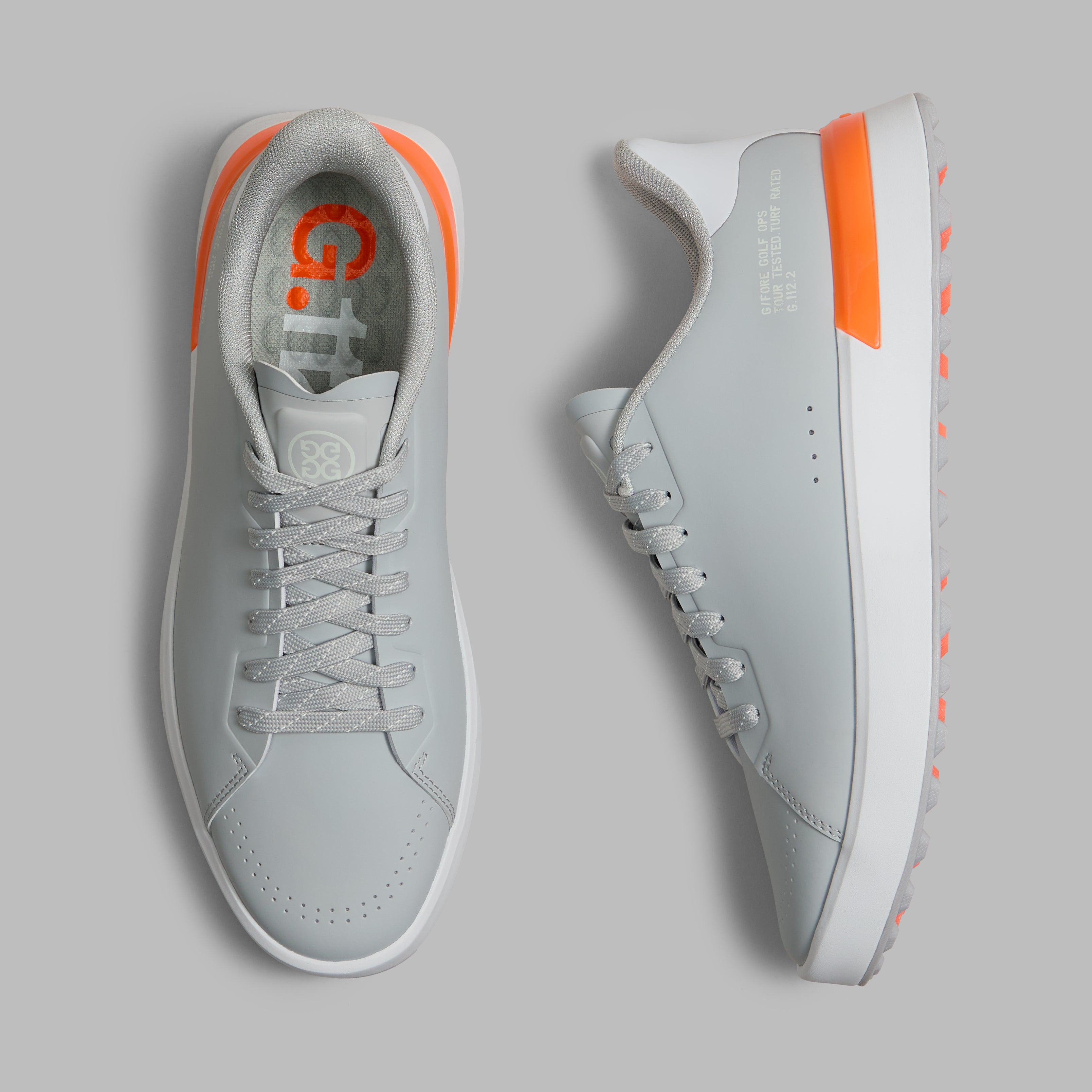 MEN'S G.112 GOLF SHOE NIMBUS/SHOCKING ORANGE