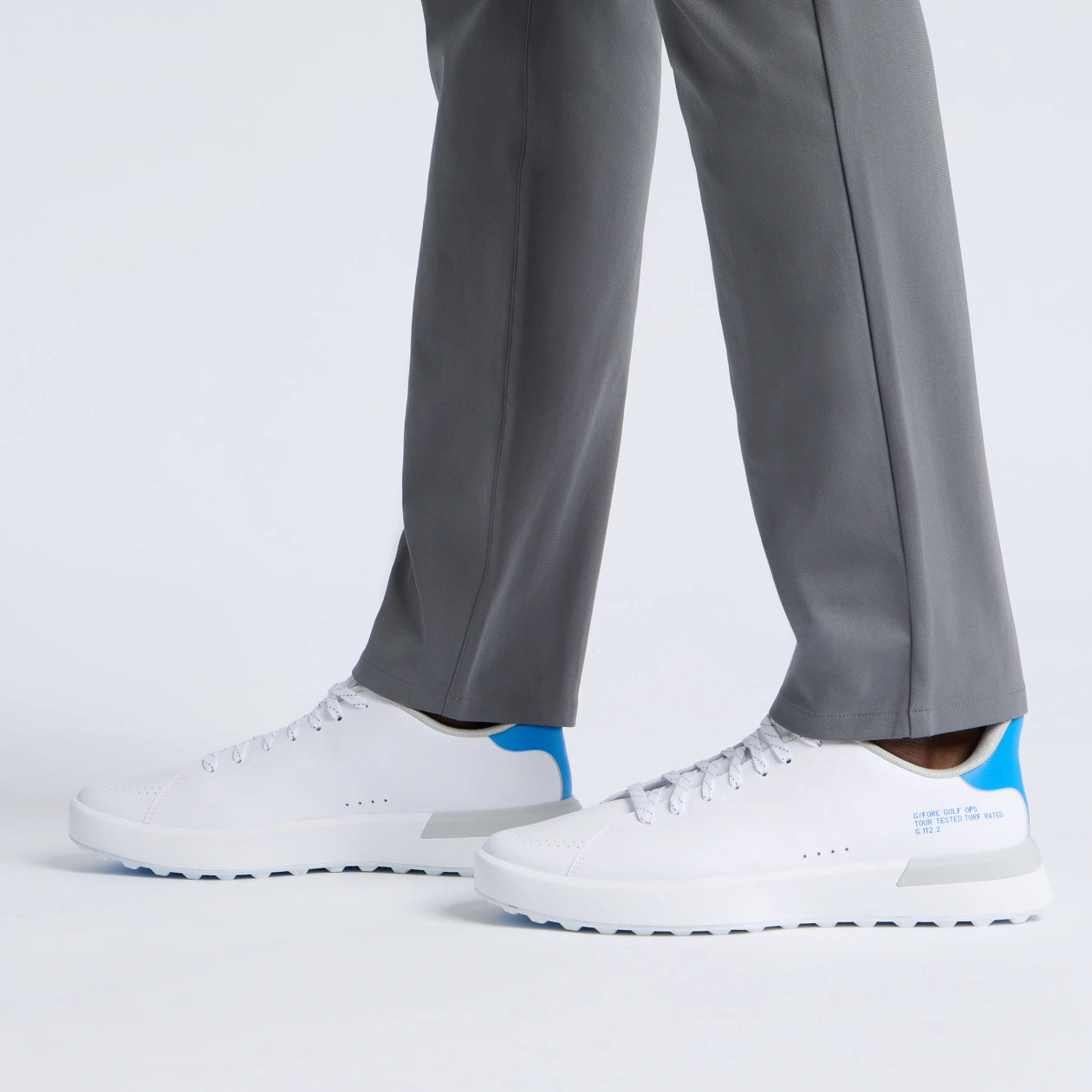 MEN'S G.112 EMBOSSED SKULL & TEES GOLF SHOE SNOW/CERULEAN