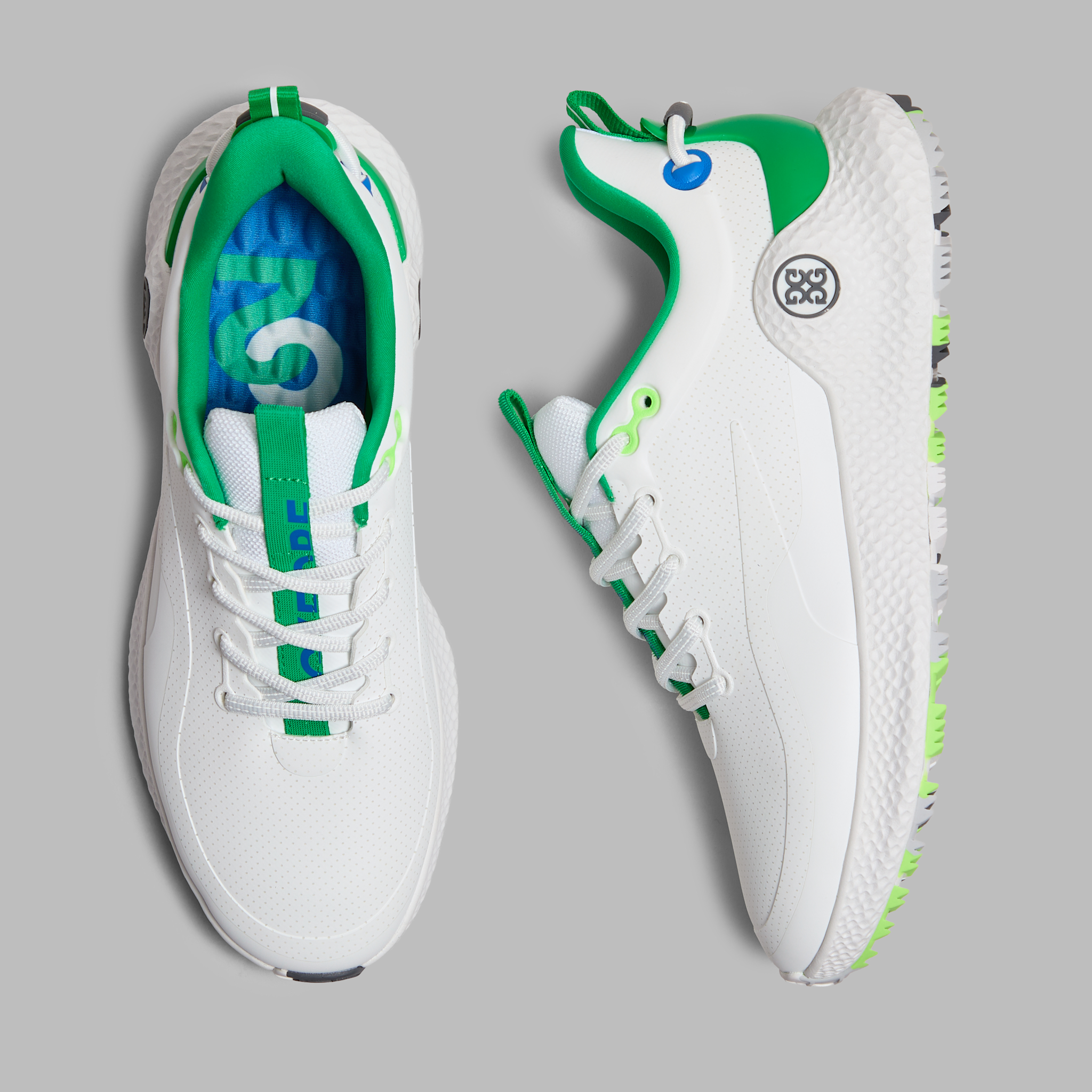 MEN'S MG4+ O2 PERFORATED GOLF SHOE SNOW/MULTI