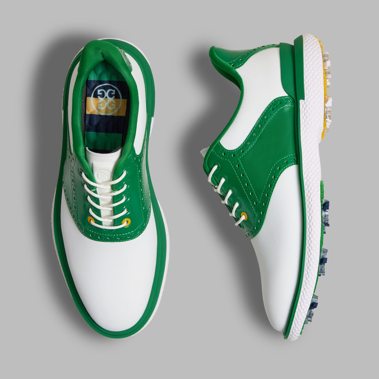 MEN'S LTD RELEASE TOURNEY GALLIVAN2R G/LOCK GOLF SHOE SNOW/GREEN