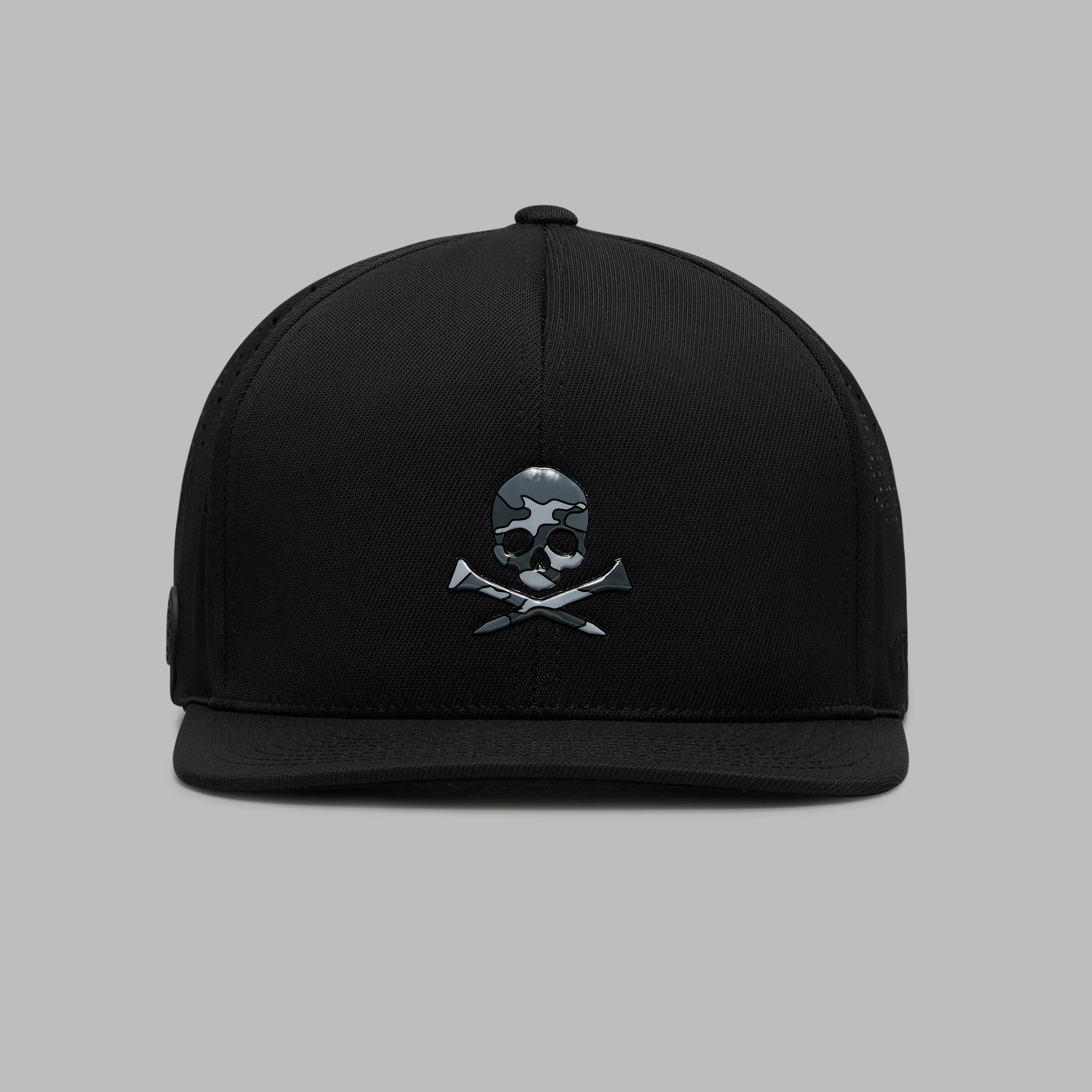 SKULL & TEES PERFORATED HAT ONYX
