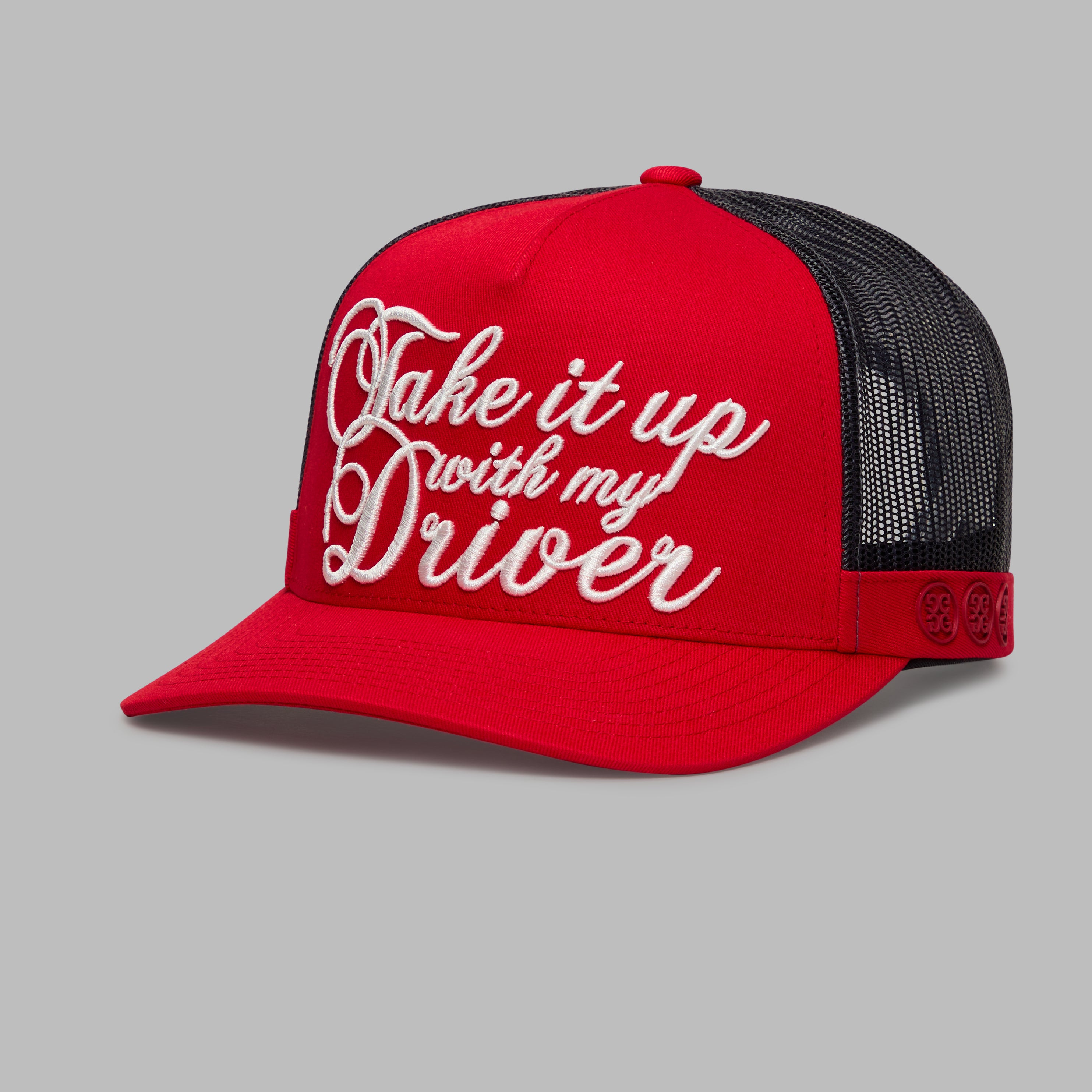 TAKE IT UP WITH MY DRIVER TRUCKER HAT LAVA