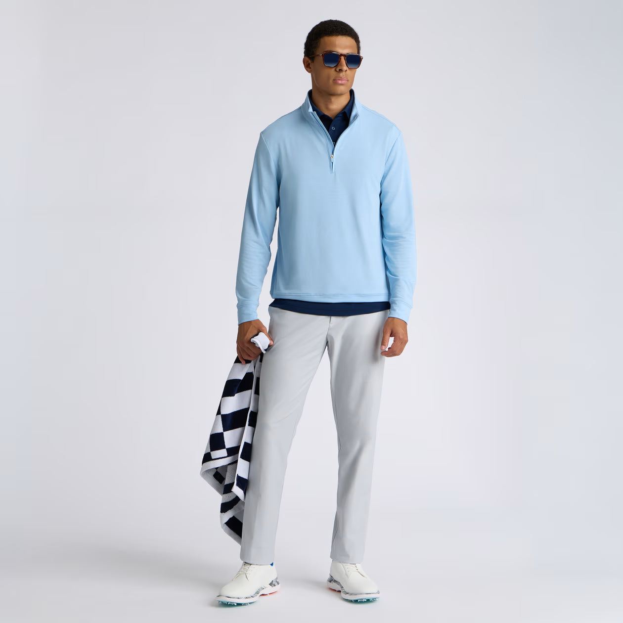 LUXE MID QUARTER ZIP BAJA