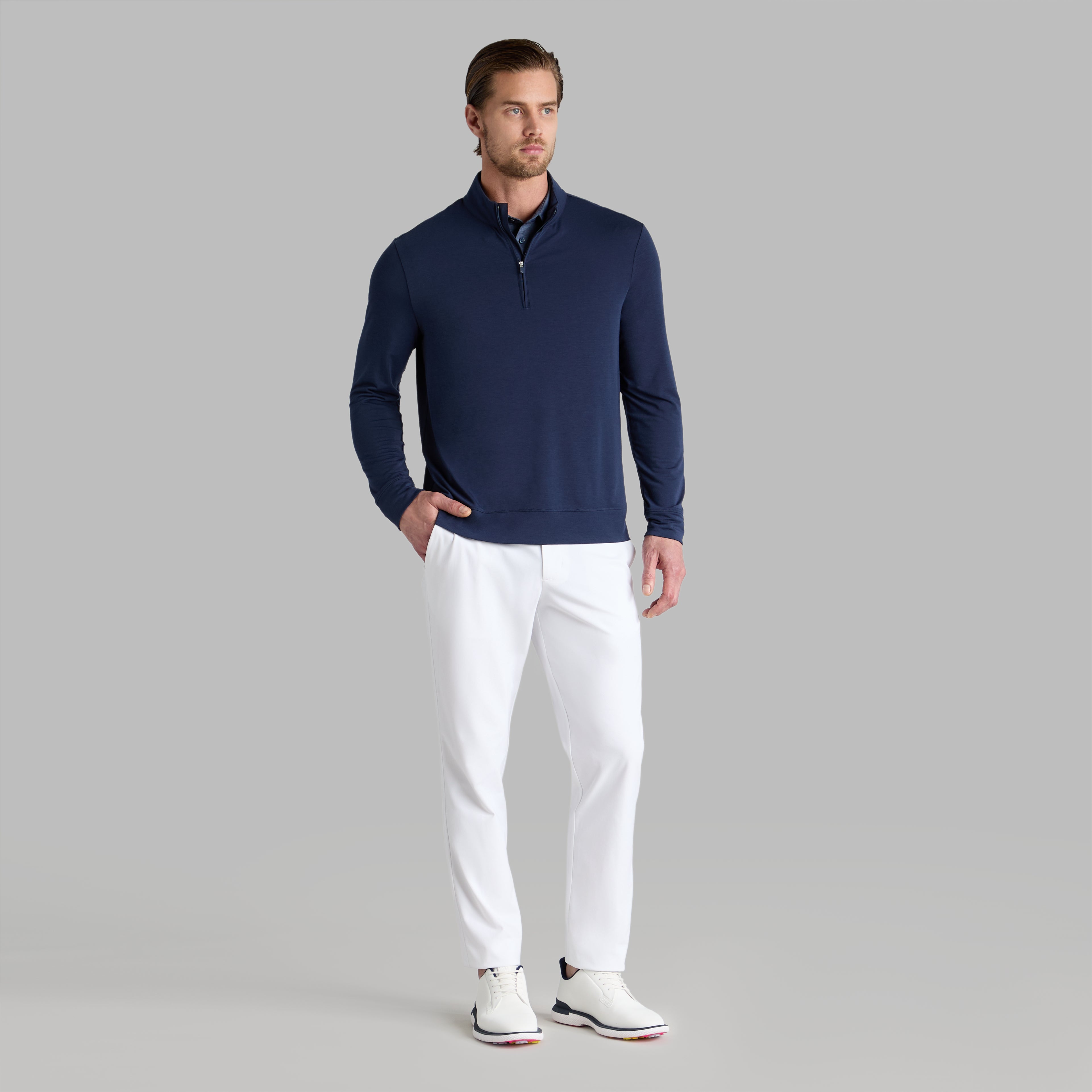 LUXE MID QUARTER ZIP TWILIGHT