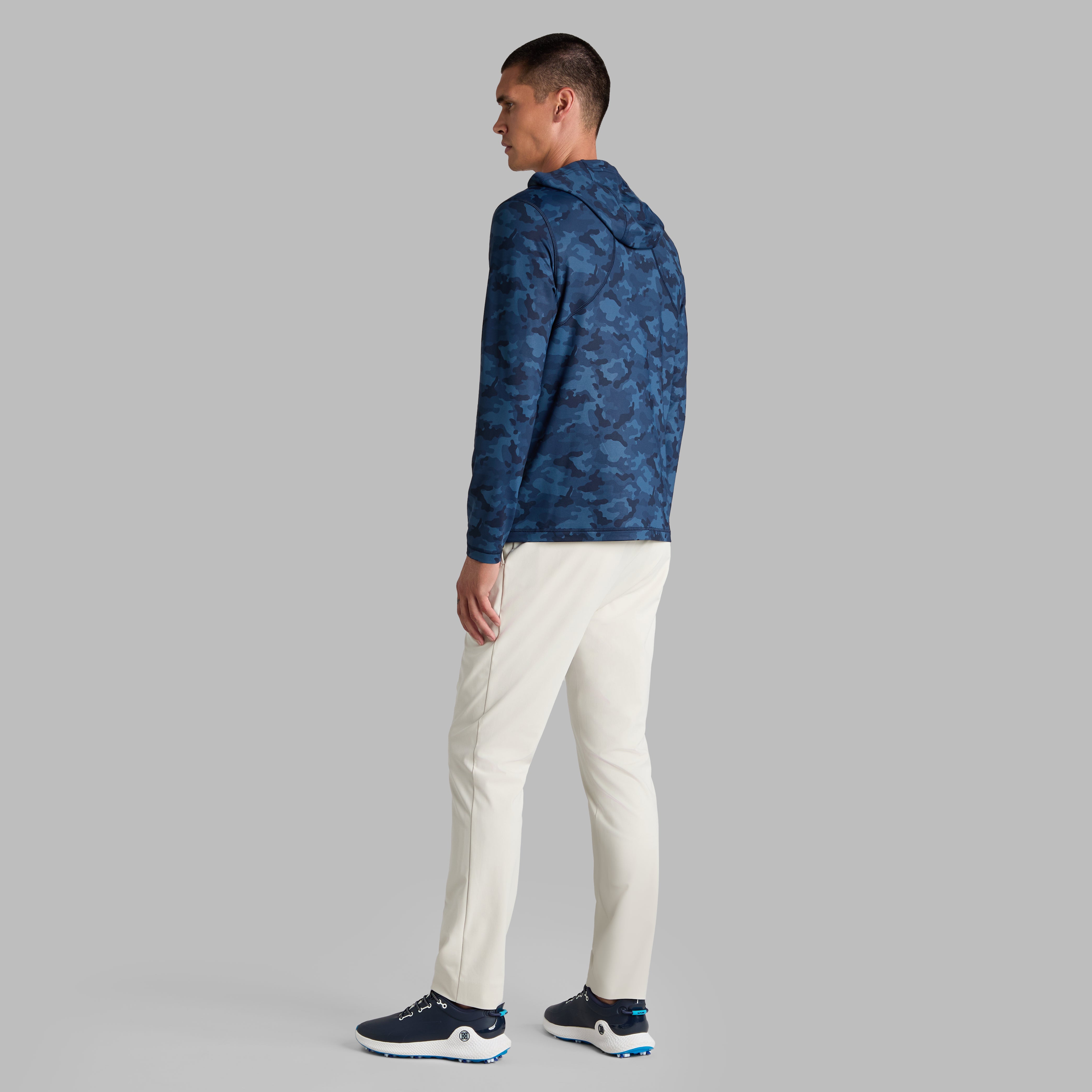 BRUSHED BACK TECH TERRY HOODIE TWILIGHT CAMO