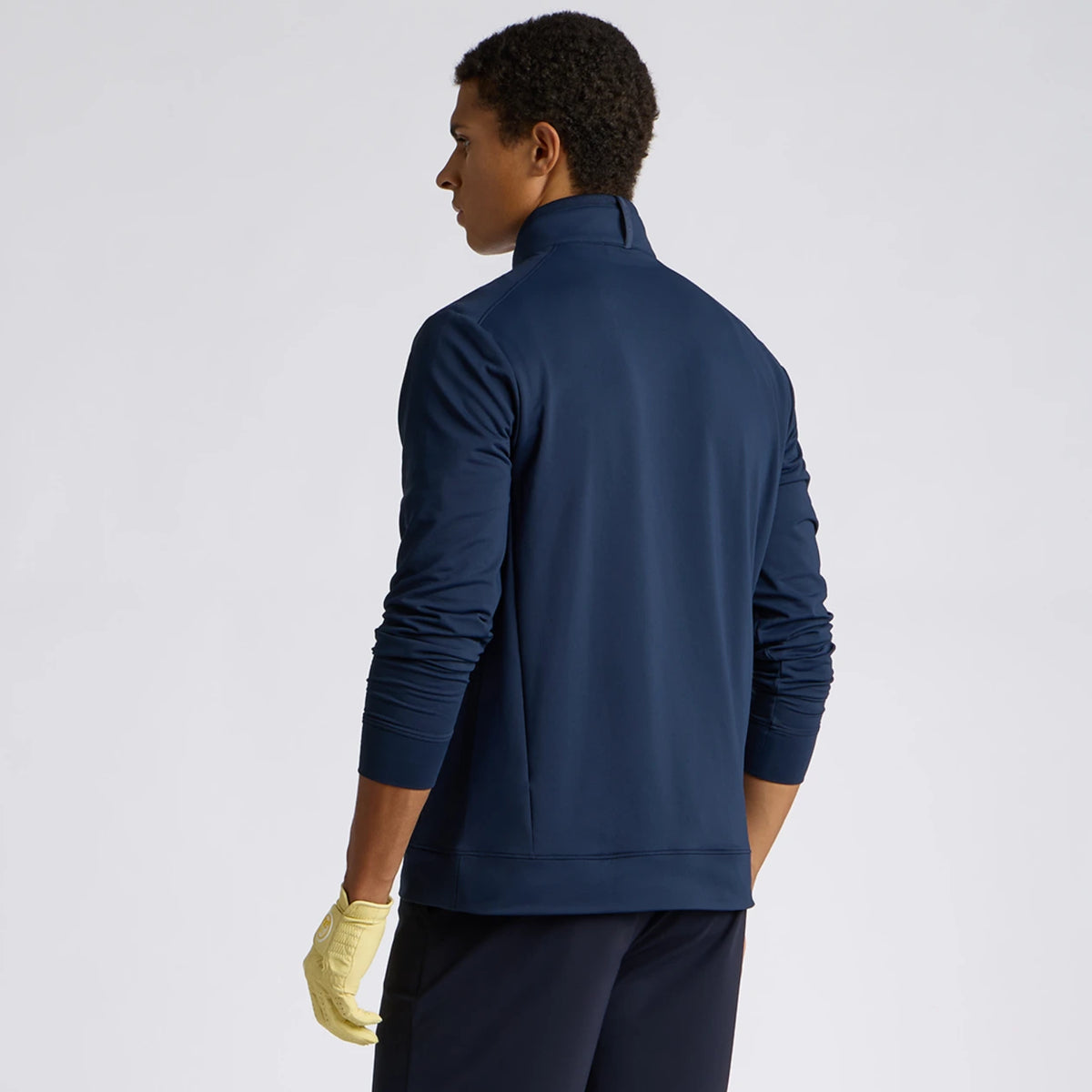 BRUSHED BACK TECH TERRY 1/4 ZIP PULLOVER TWILIGHT