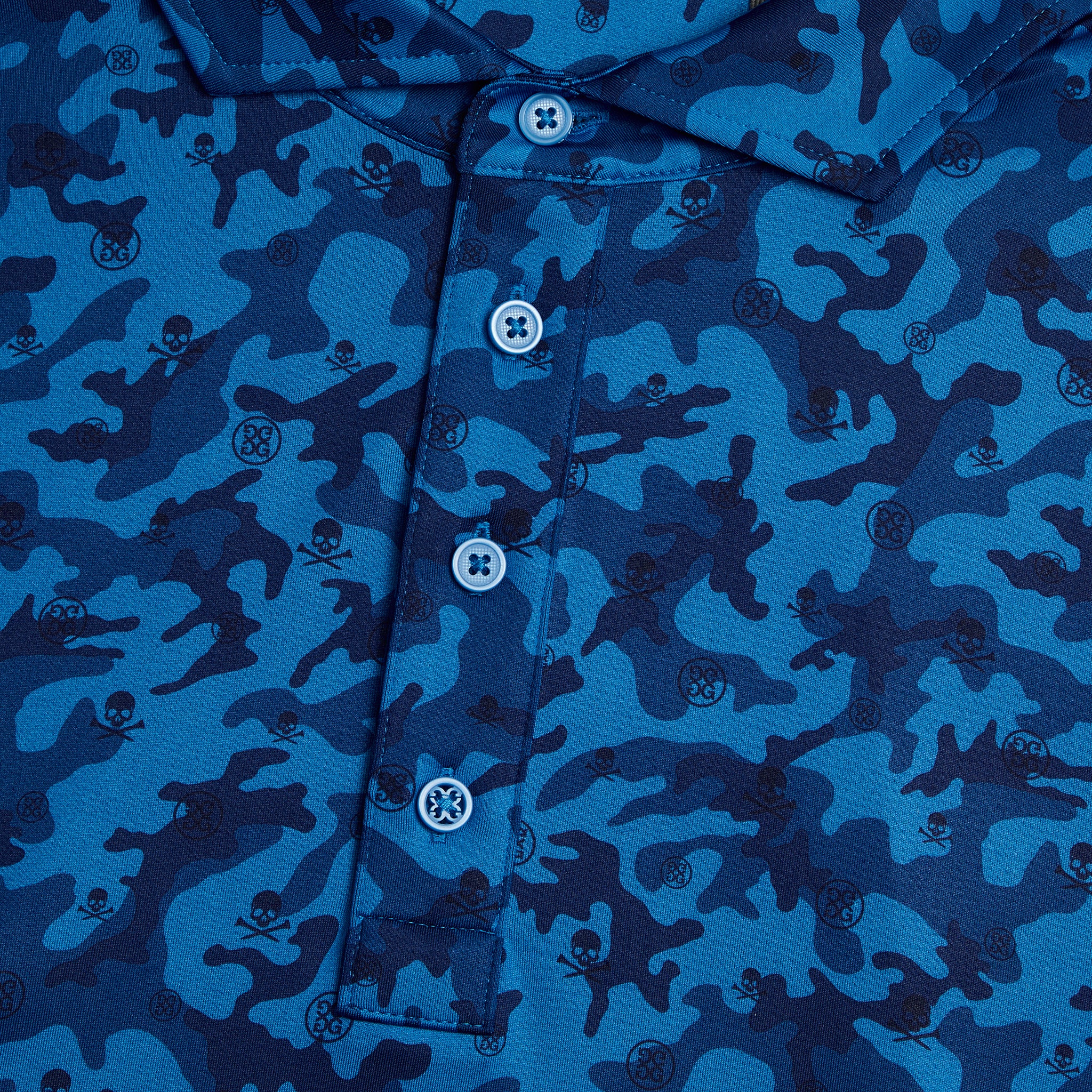 MAPPED ICON CAMO TECH JERSEY POLO LISBON