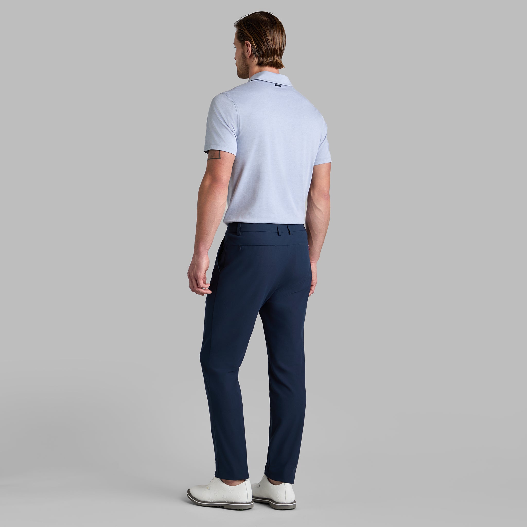 LUXE COTTON BLEND POLO TWILIGHT