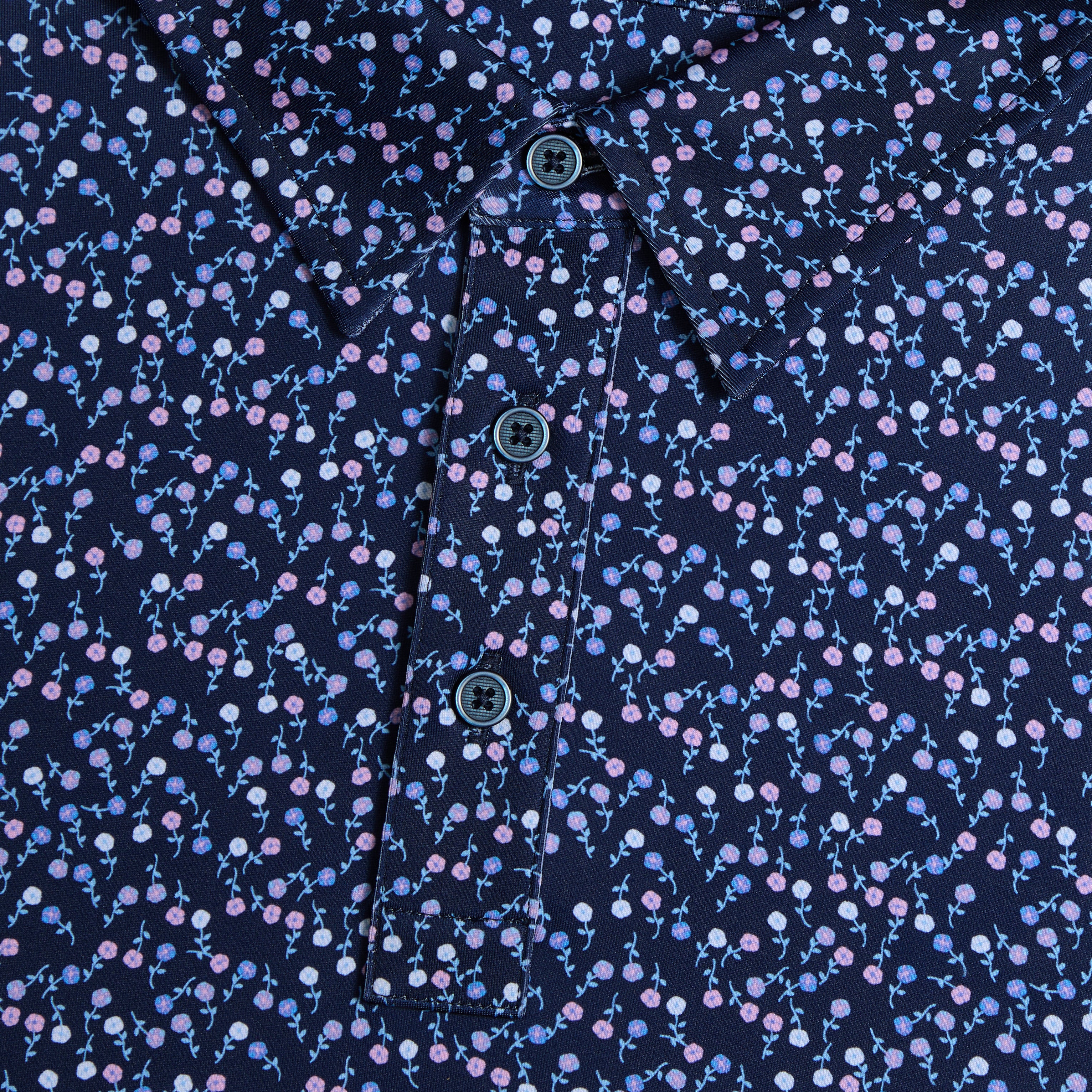 AYE POPPY TECH JERSEY POLO AZURE/TWILIGHT