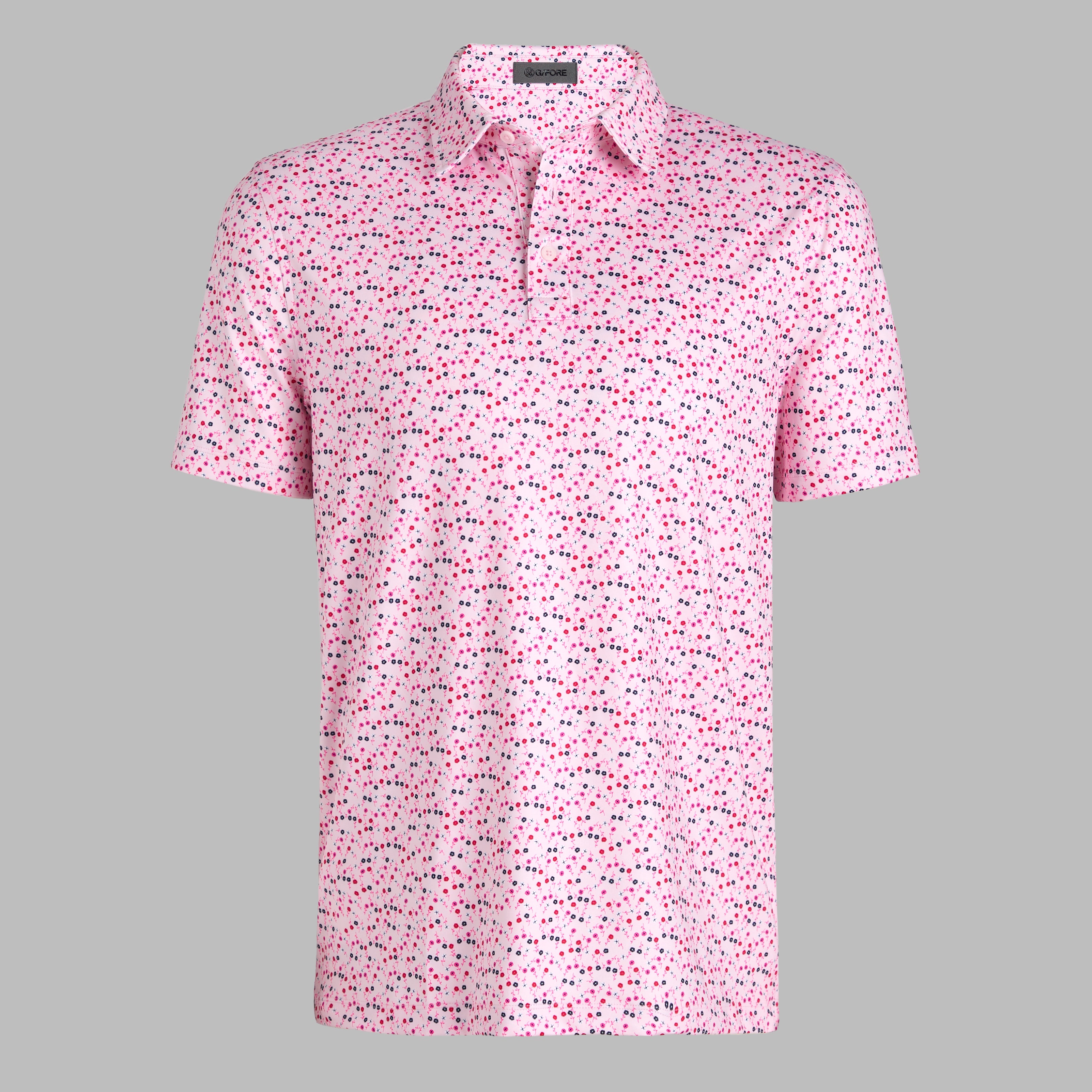 AYE POPPY TECH JERSEY POLO BLUSH