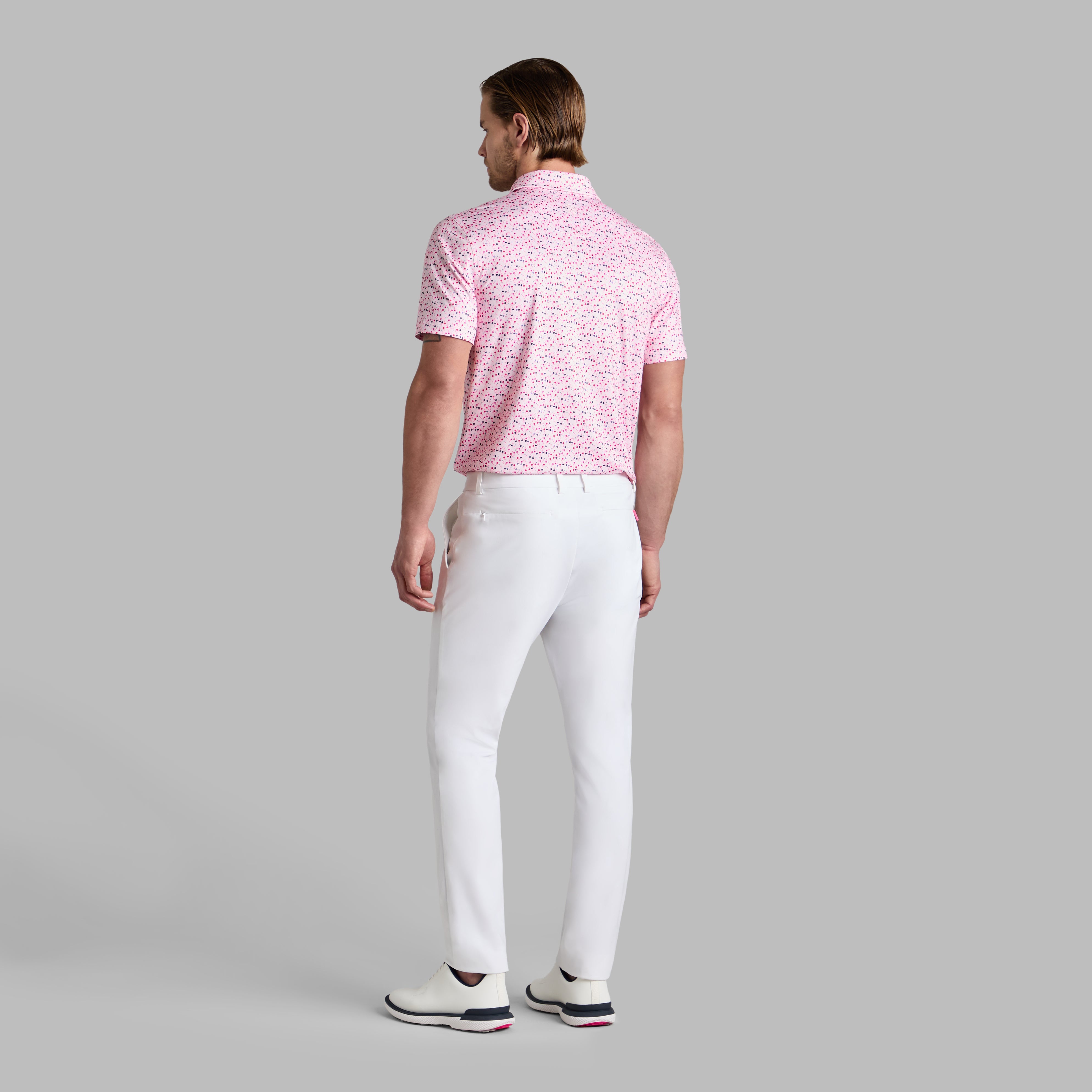 AYE POPPY TECH JERSEY POLO BLUSH