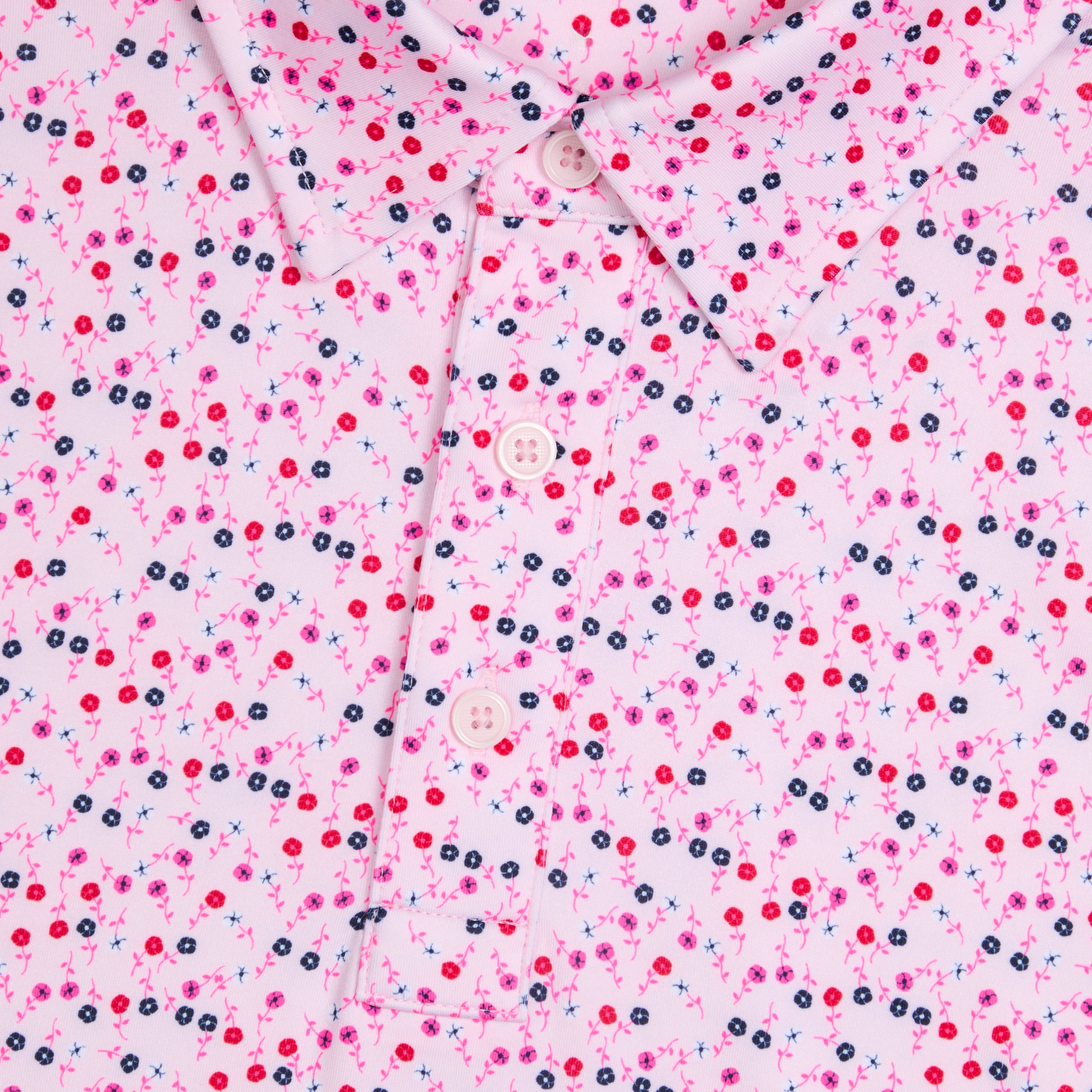 AYE POPPY TECH JERSEY POLO BLUSH