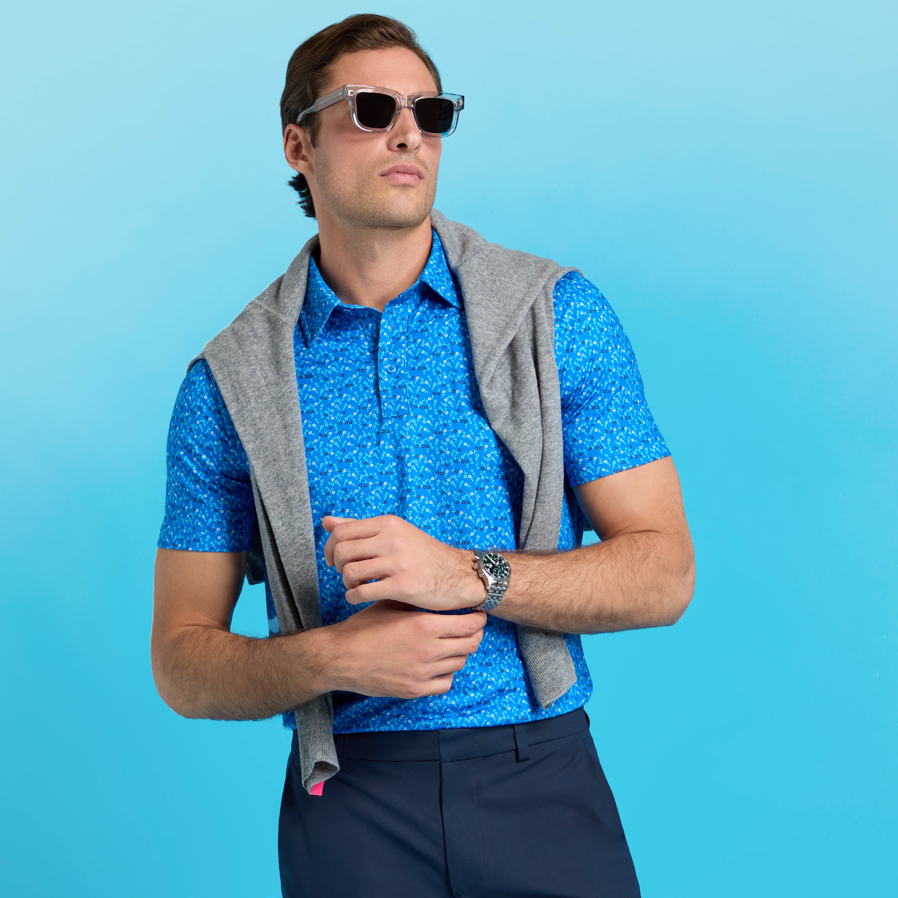 AYE POPPY TECH JERSEY POLO LISBON