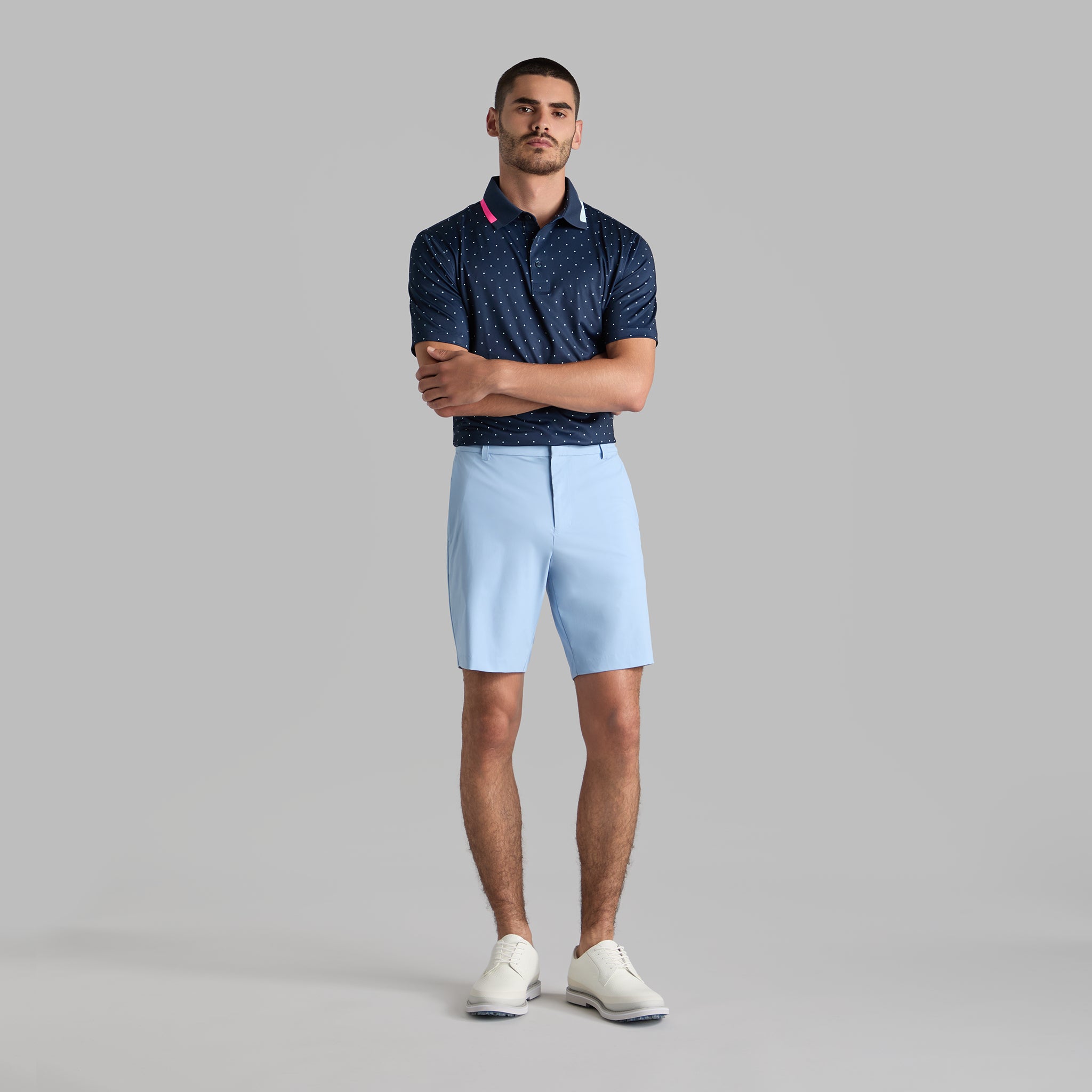 POLKA DOT TECH JERSEY POLO