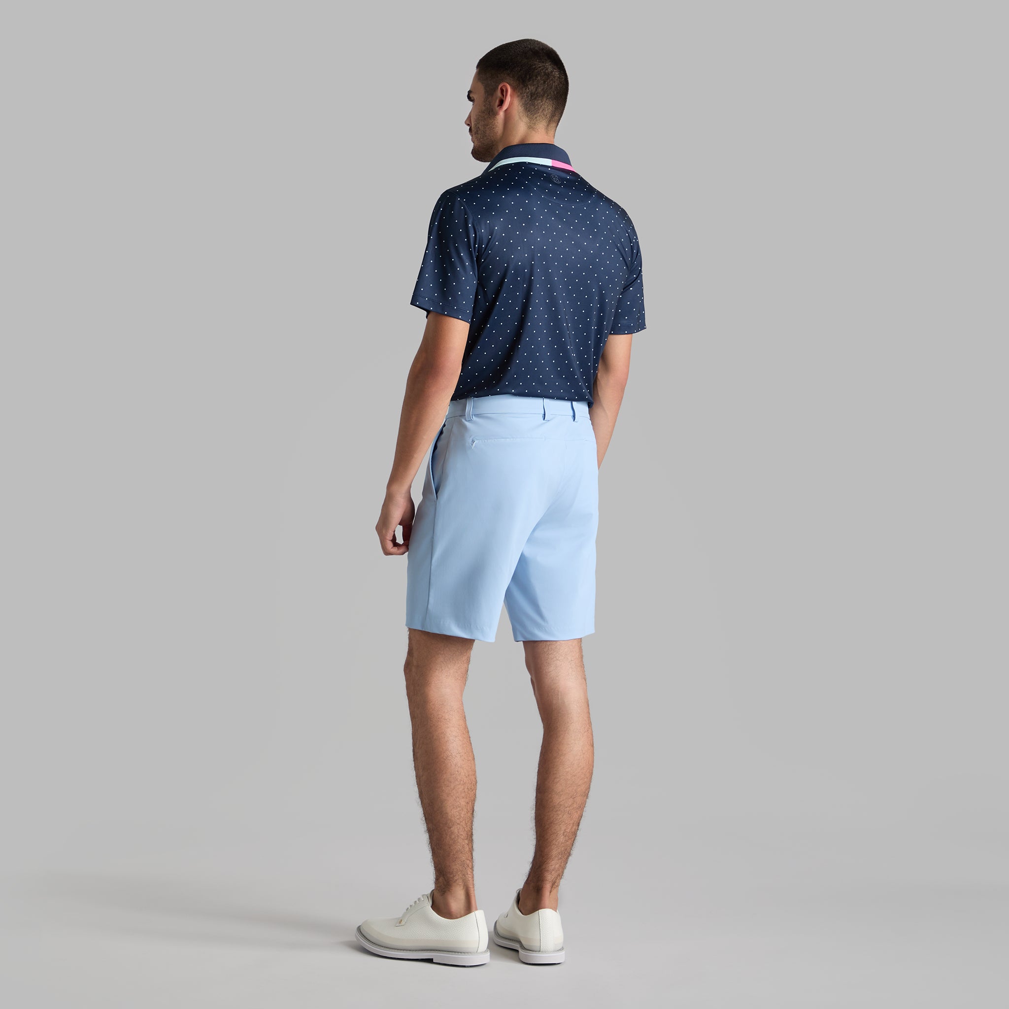 POLKA DOT TECH JERSEY POLO