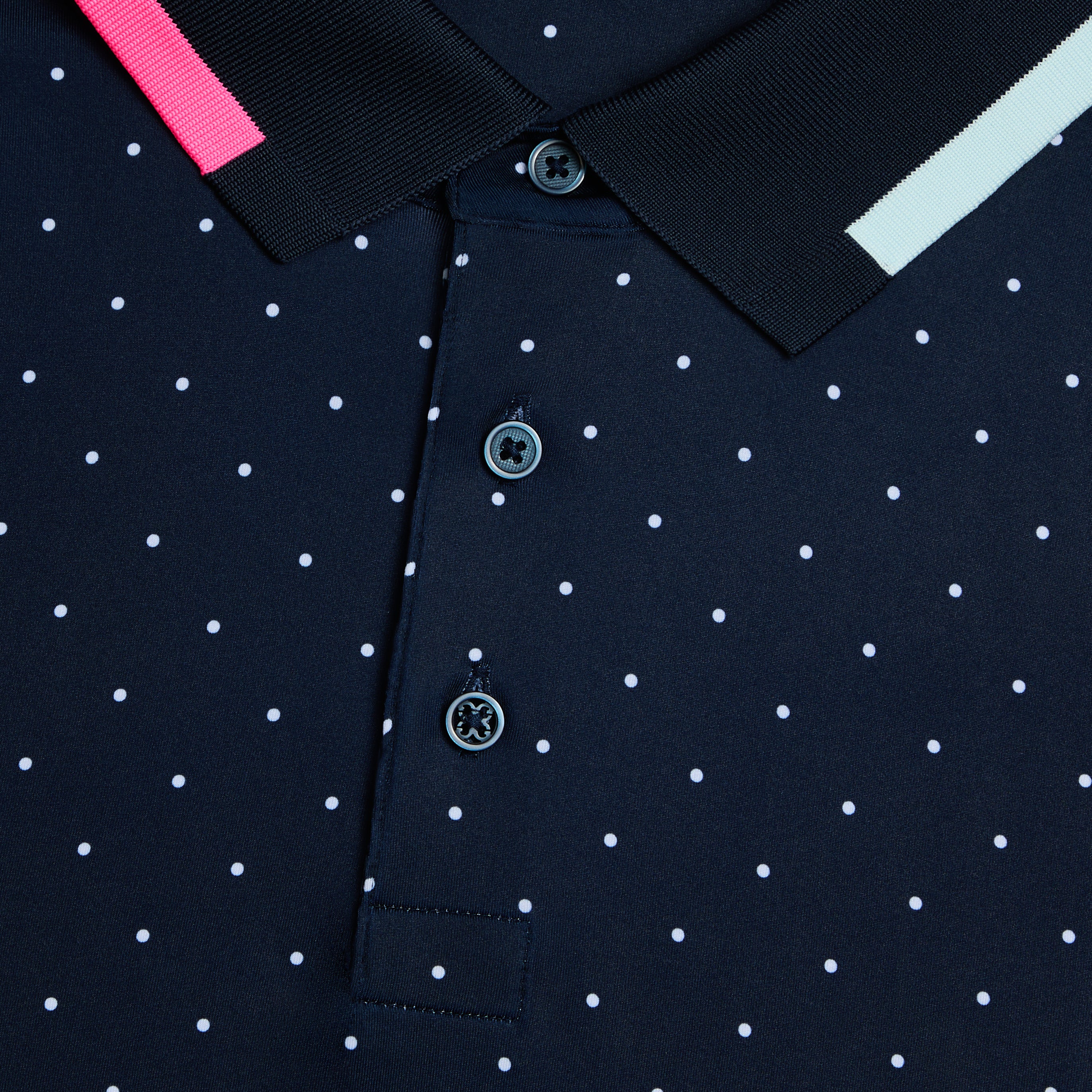 POLKA DOT TECH JERSEY POLO