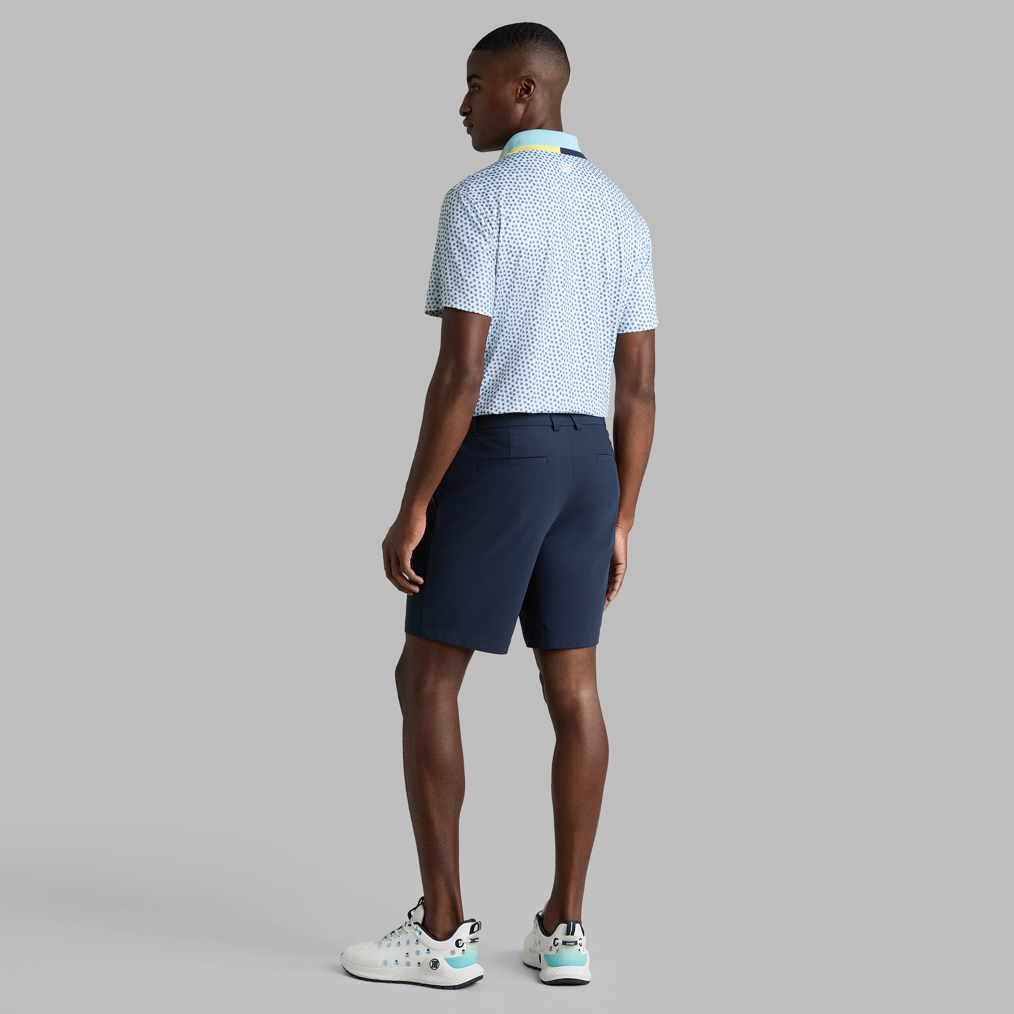 TRIPLE/G TECH JERSEY POLO SNOW/CENOTE