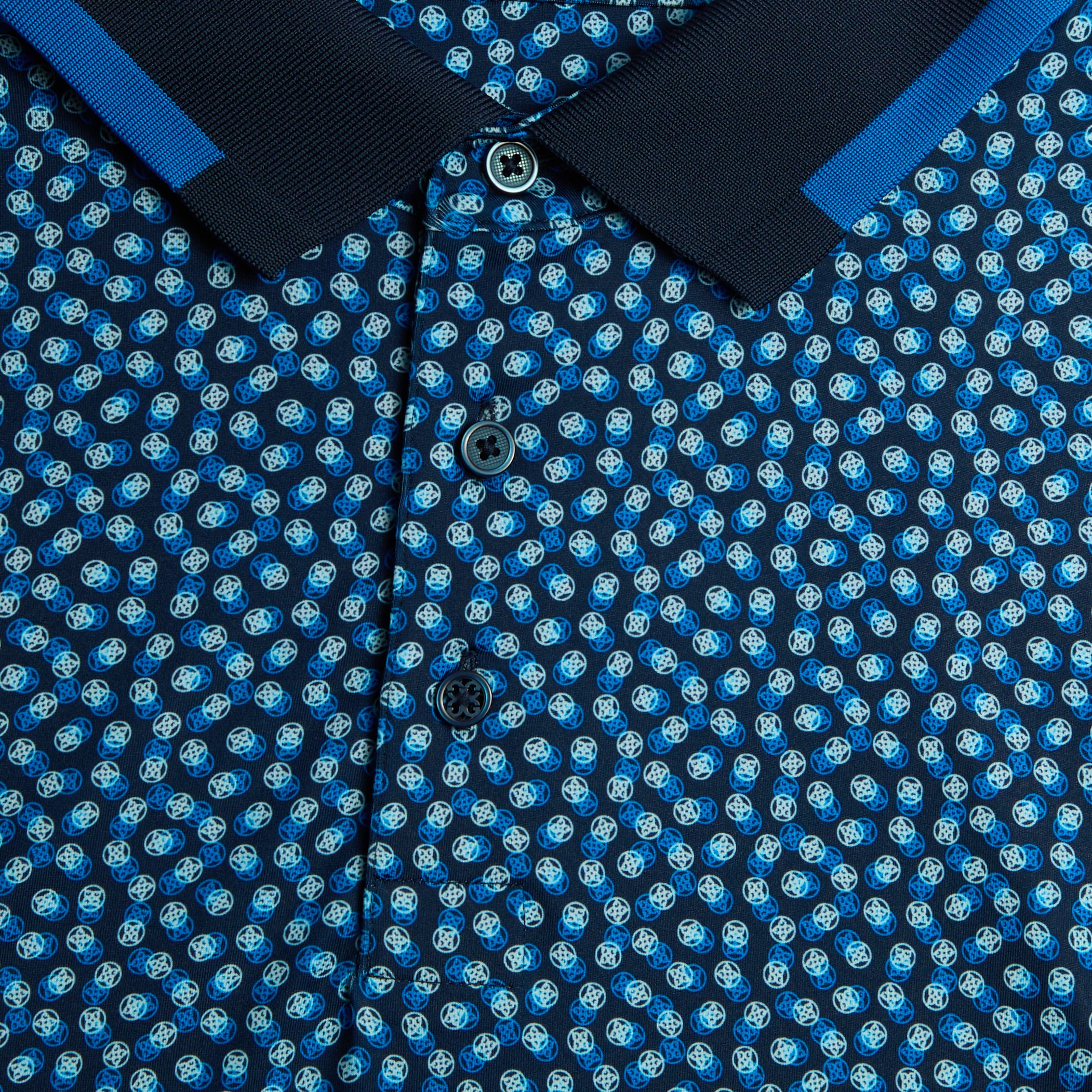 CIRCLE G'S TECH JERSEY POLO TWILIGHT